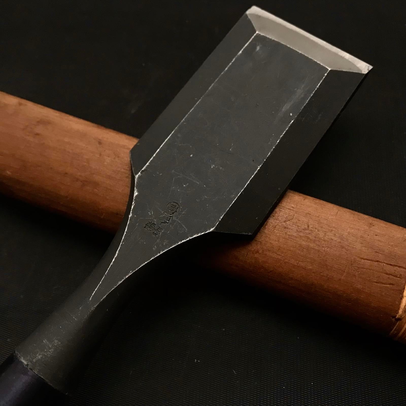 Old stock Shigetsune Damekiri chisels 掘出し物 重恒 ダメ切り鑿 三つ裏 Damekirinomi 48mm