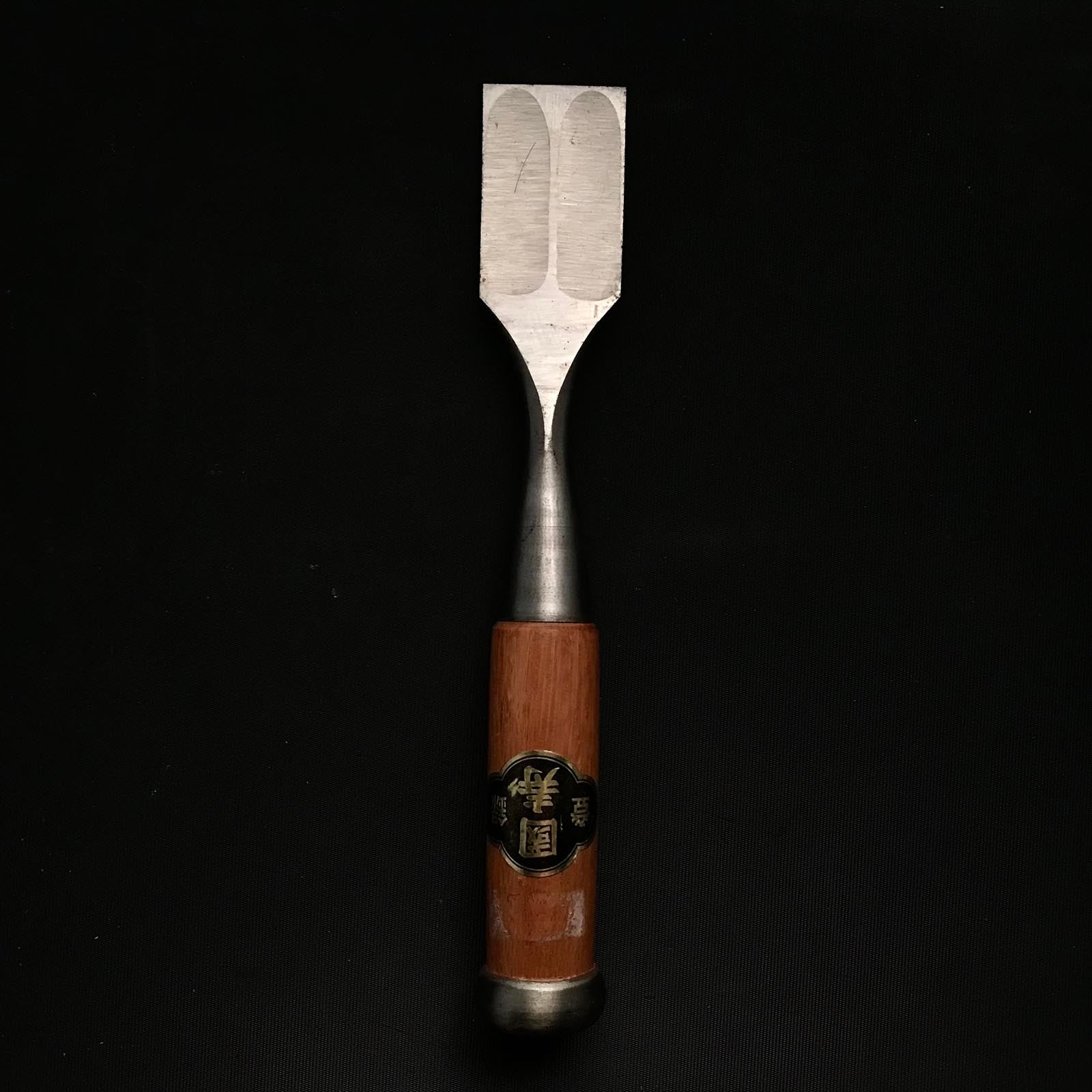 旧蔵 国利 ダメキリ ノミ 掘り出し物 國寿 ダメ切り鑿 三つ裏 ダメキリノミ 42mm