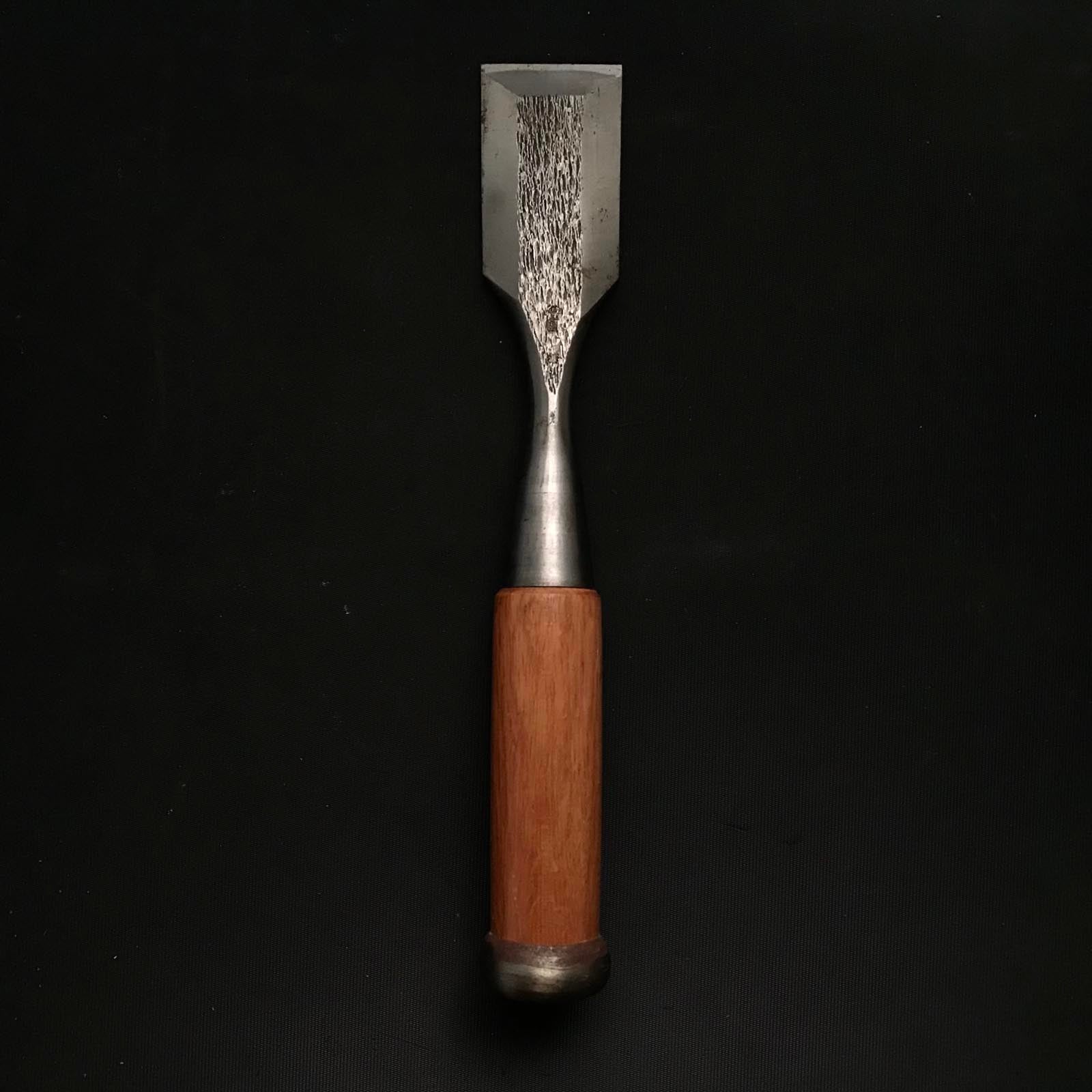 旧蔵 国利 ダメキリ ノミ 掘り出し物 國寿 ダメ切り鑿 三つ裏 ダメキリノミ 42mm