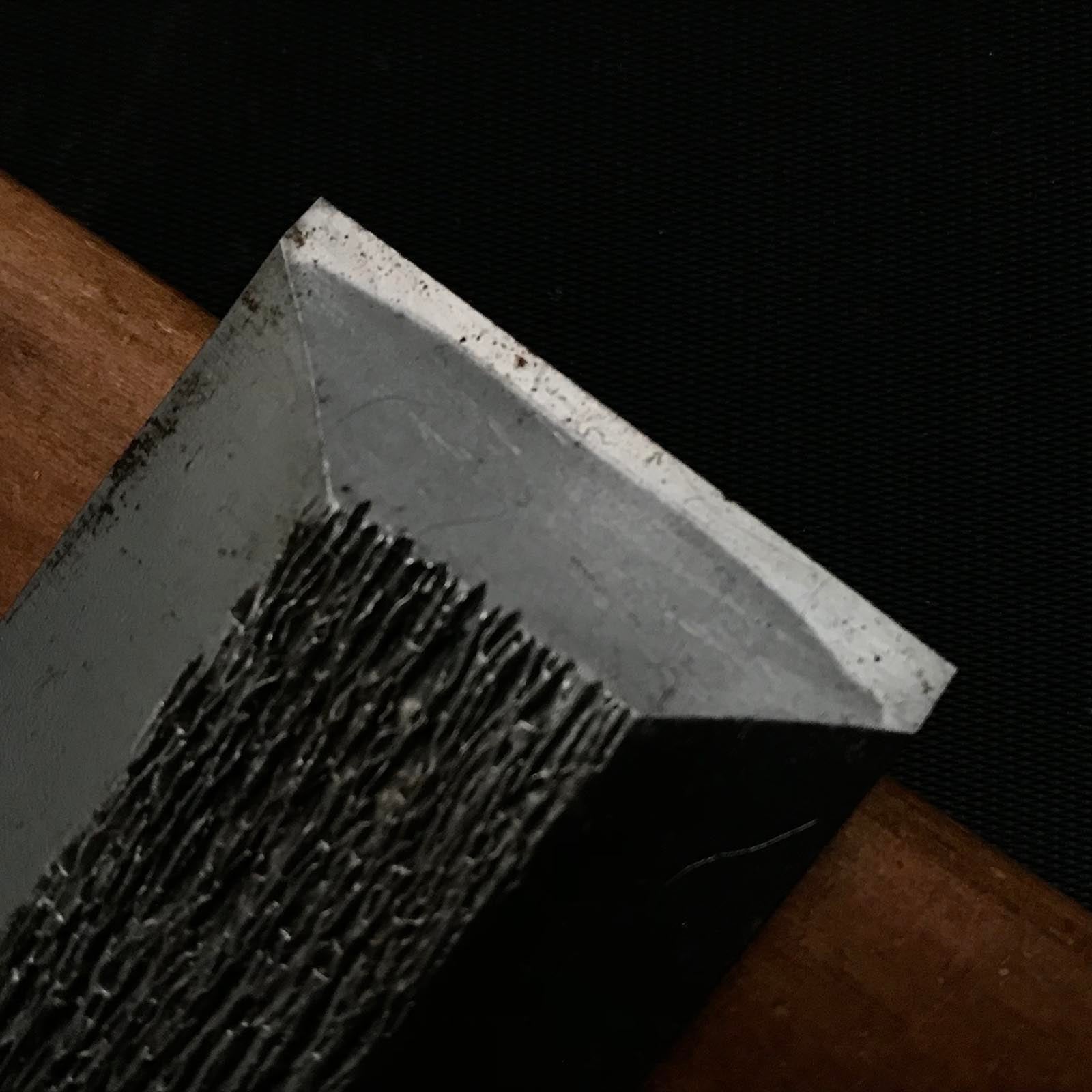 旧蔵 国利 ダメキリ ノミ 掘り出し物 國寿 ダメ切り鑿 三つ裏 ダメキリノミ 42mm