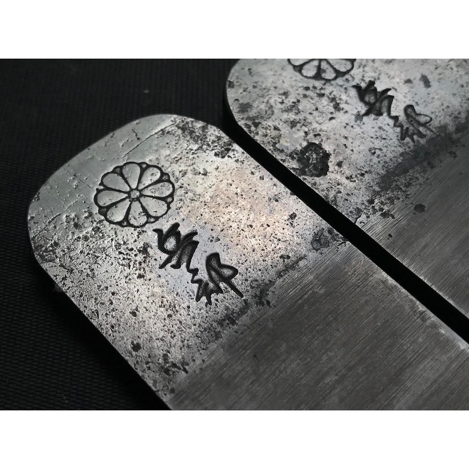 Hyobu Small Plane Blades (Kanna) by Nakano Takeo with Chipbreaker 中野武夫作 小鉋鉋刃 裏金付 兵部 36,42,48,54mm