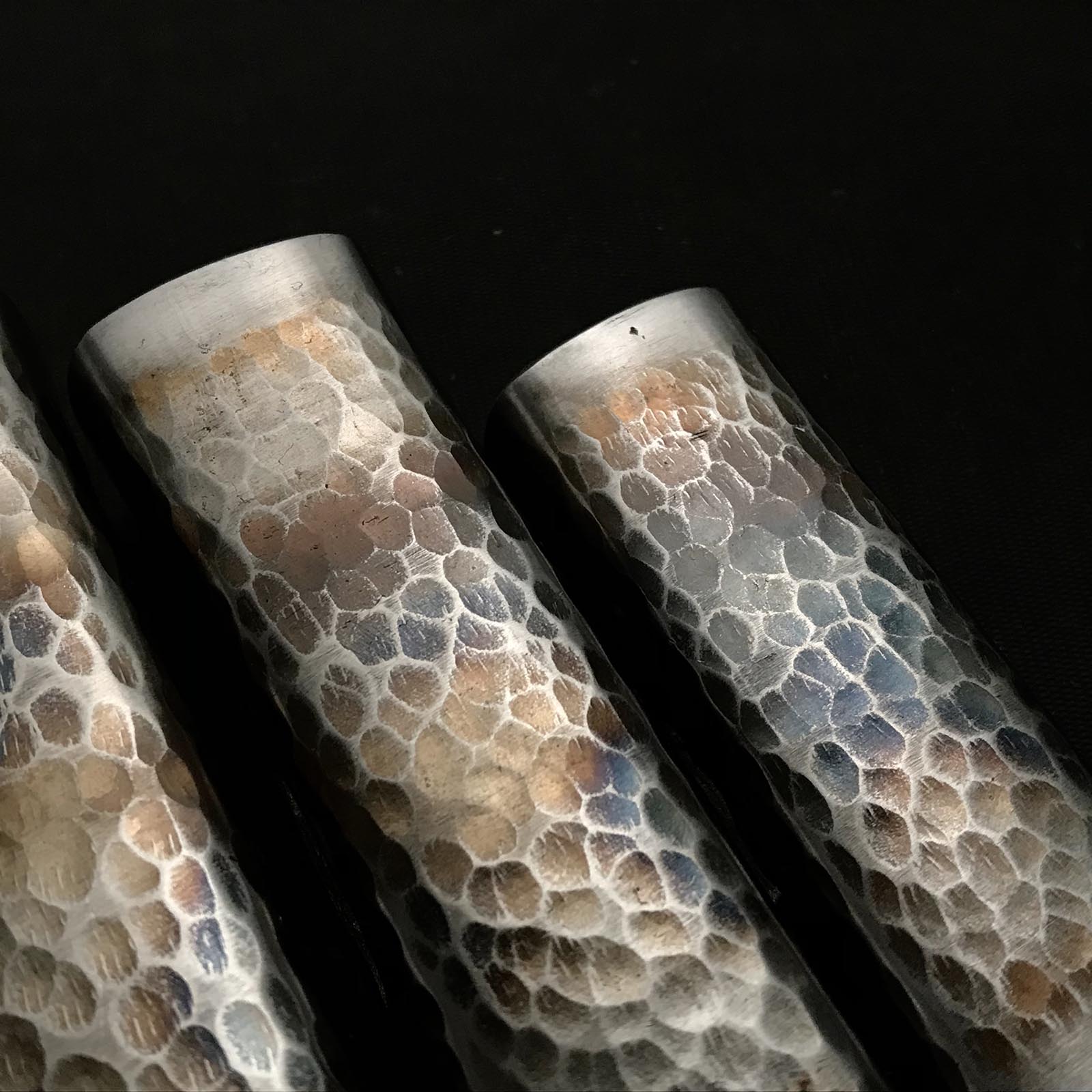 Tenun Tsuchime Finish Square Hammers _ 天雲作 槌目 四角玄翁 Genno