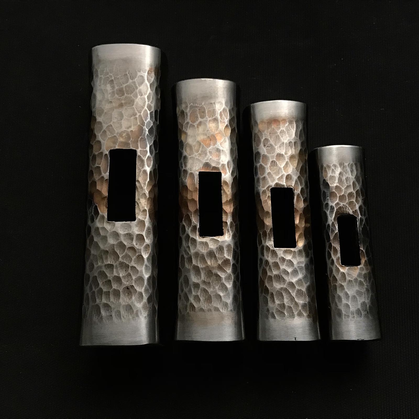 Tenun Tsuchime Finish Square Hammers _ 天雲作 槌目 四角玄翁 Genno