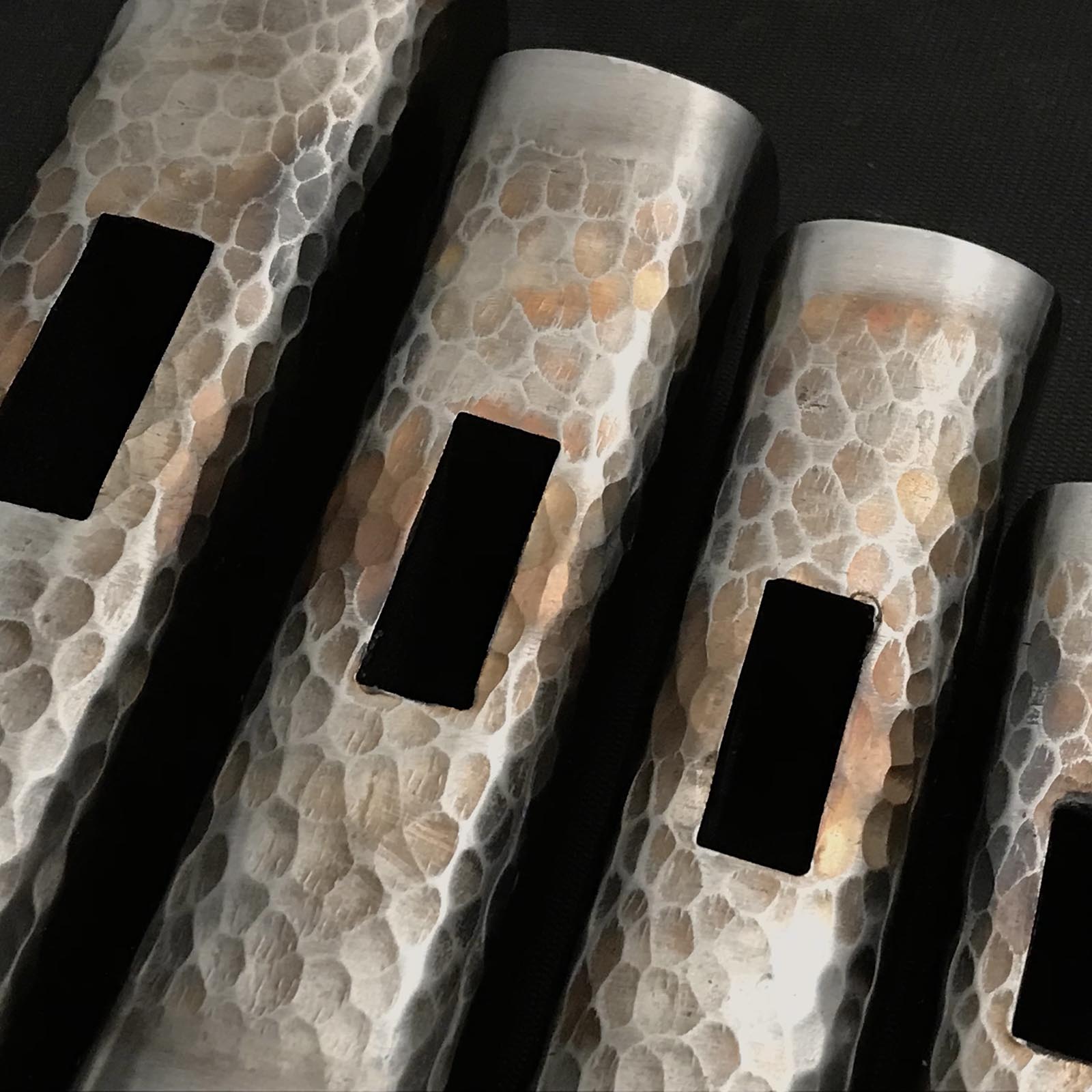 Tenun Tsuchime Finish Square Hammers _ 天雲作 槌目 四角玄翁 Genno