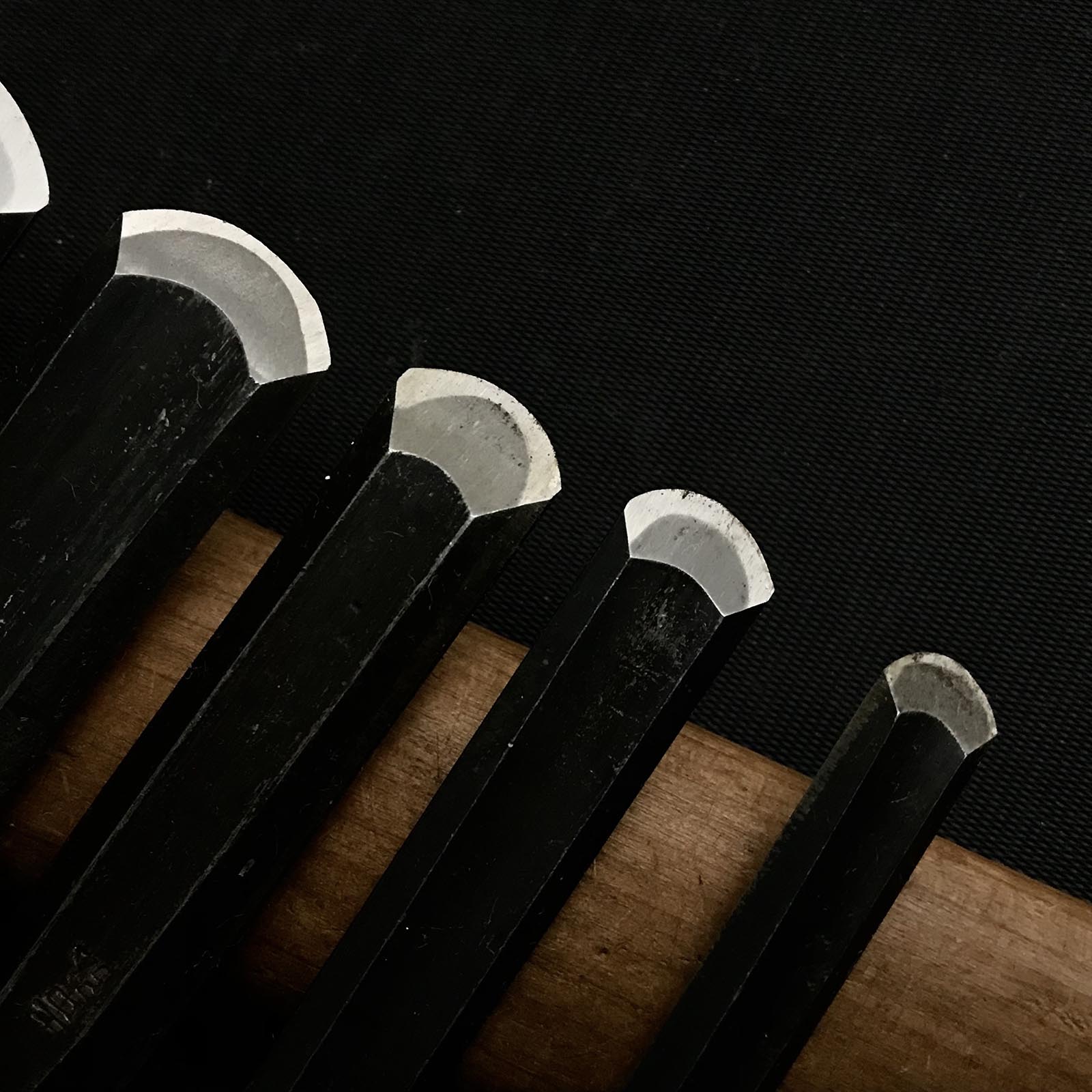 #6 旧蔵 外丸ノミセット 白鋼 掘り出し物 外丸組鑿 外丸ノミ