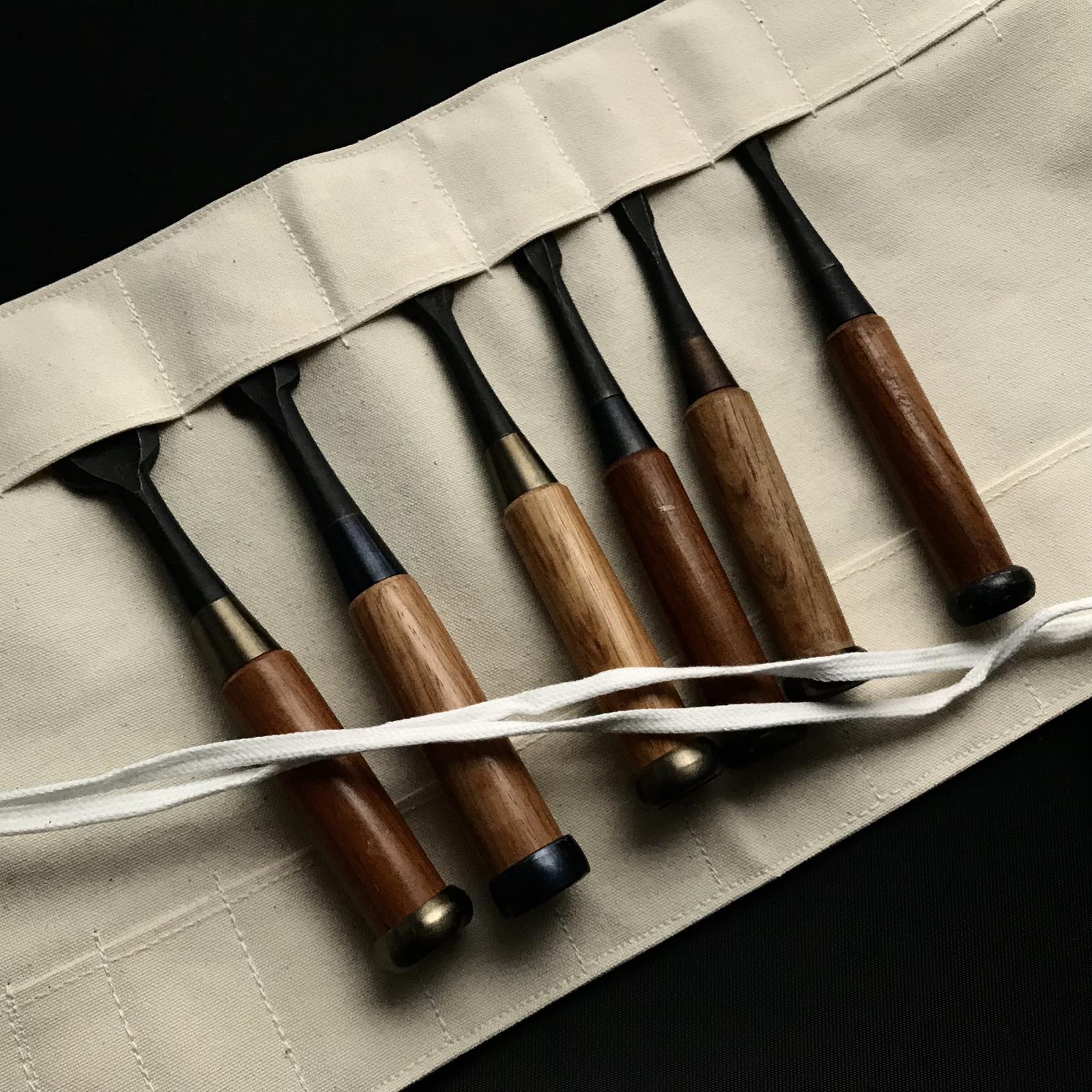 #6 旧蔵 外丸ノミセット 白鋼 掘り出し物 外丸組鑿 外丸ノミ