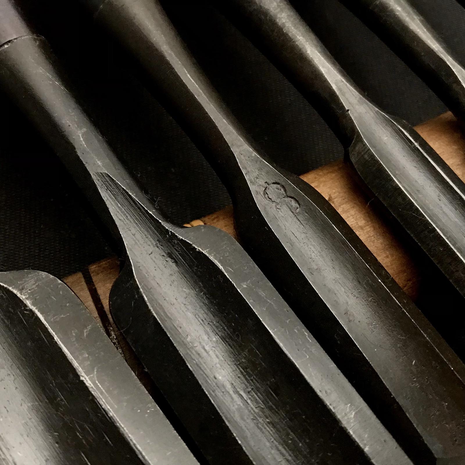 #7 旧蔵 外丸ノミセット 白鋼 掘り出し物 外丸組鑿 7本組 外丸ノミ