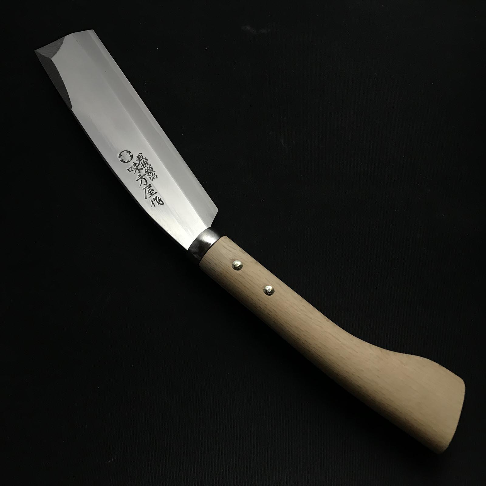 Ajikataya Nata Single edged 味方屋作 鉈 片刃 180mm