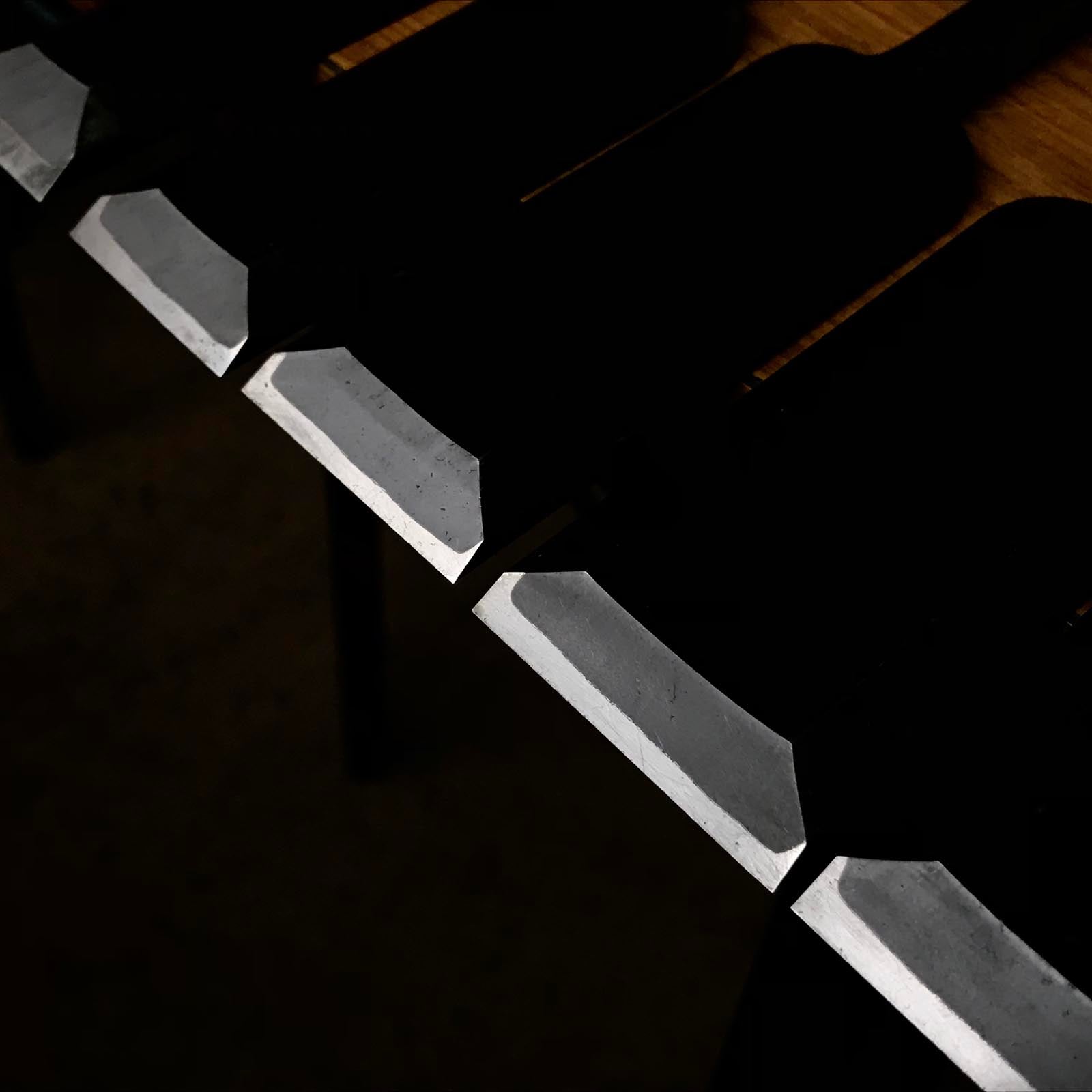 Fujihiro Slick Chisels by Chuutarou Imai 今井忠太郎作 二治弘 穴屋鑿 15,24,30,36,42,48mm