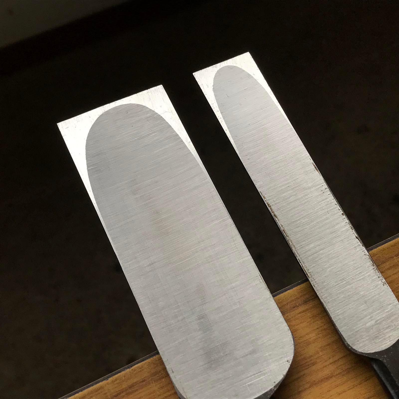 Old stock Takashiba Slick Chisels set 掘出し物 高芝 穴屋組鑿 42,24mm