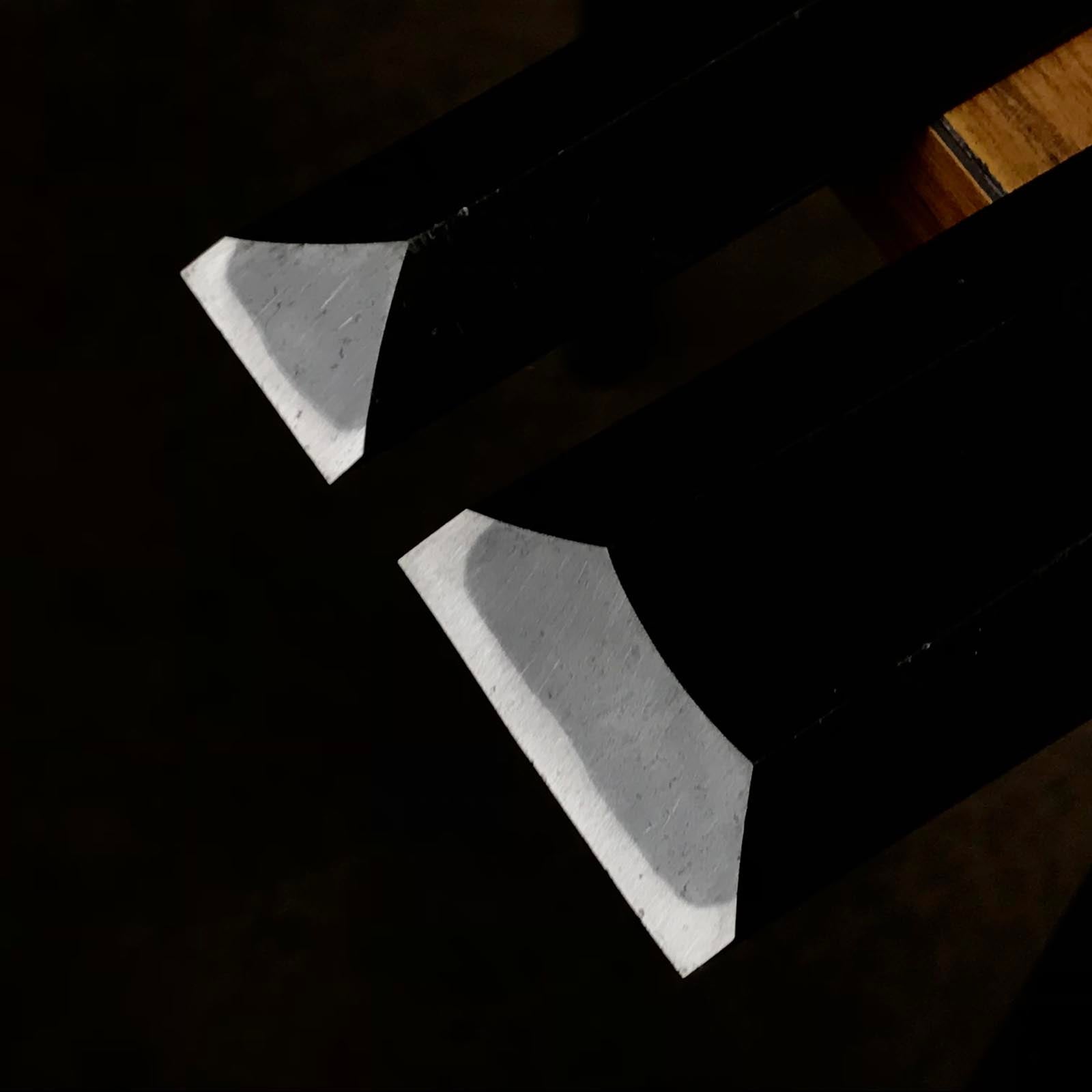 Old stock Takashiba Slick Chisels set 掘出し物 高芝 穴屋組鑿 42,24mm