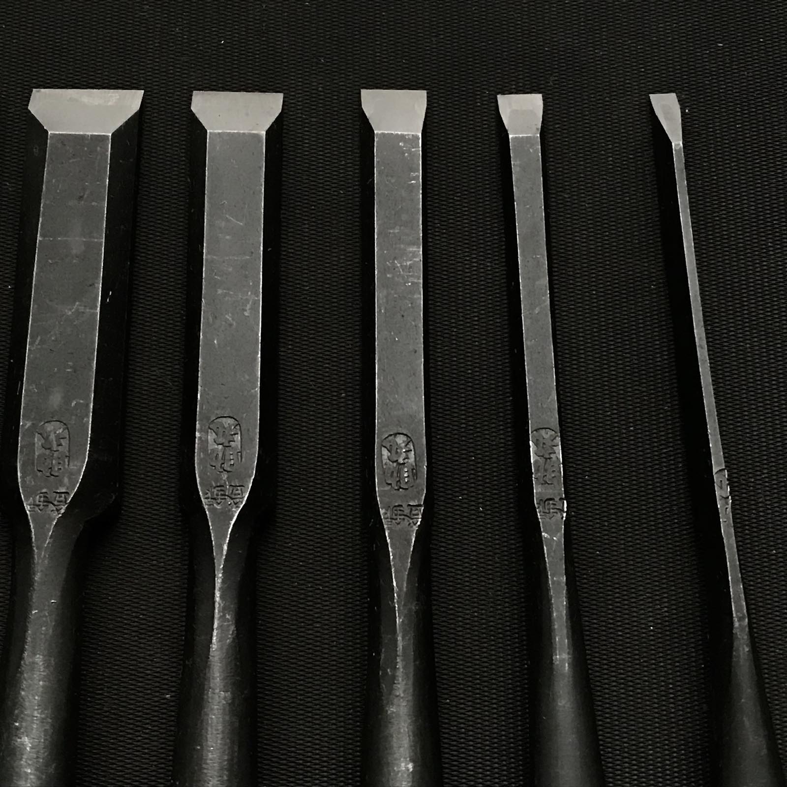 Sukemaru Bench chisels set by Usui Yoshio 四代助丸 碓氷淑郎 追入組鑿 Oirenomi