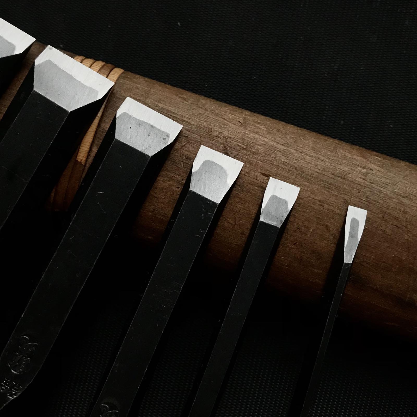 Sukemaru Bench chisels set by Usui Yoshio 四代助丸 碓氷淑郎 追入組鑿 Oirenomi