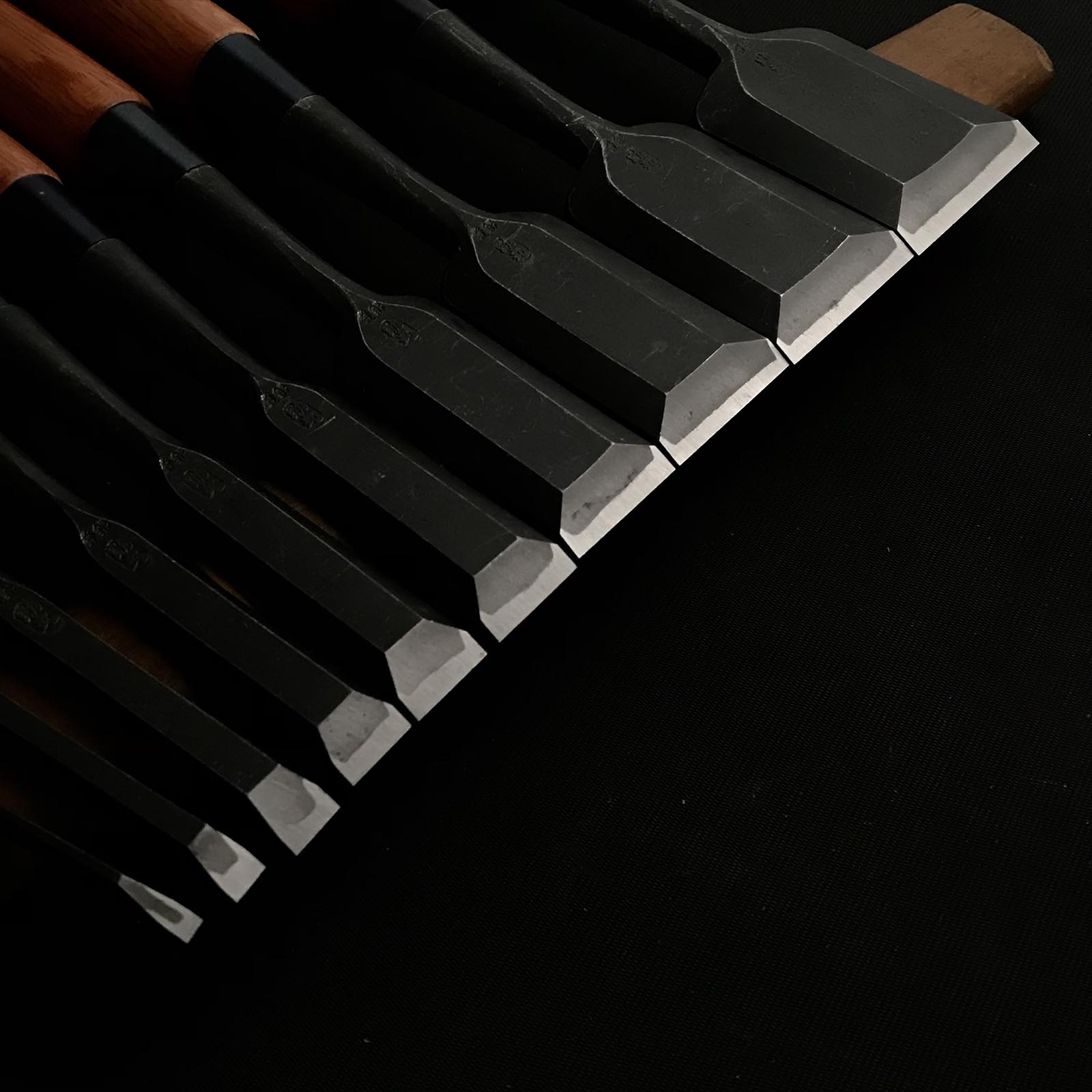 Sukemaru Bench chisels set by Usui Yoshio 四代助丸 碓氷淑郎 追入組鑿 Oirenomi