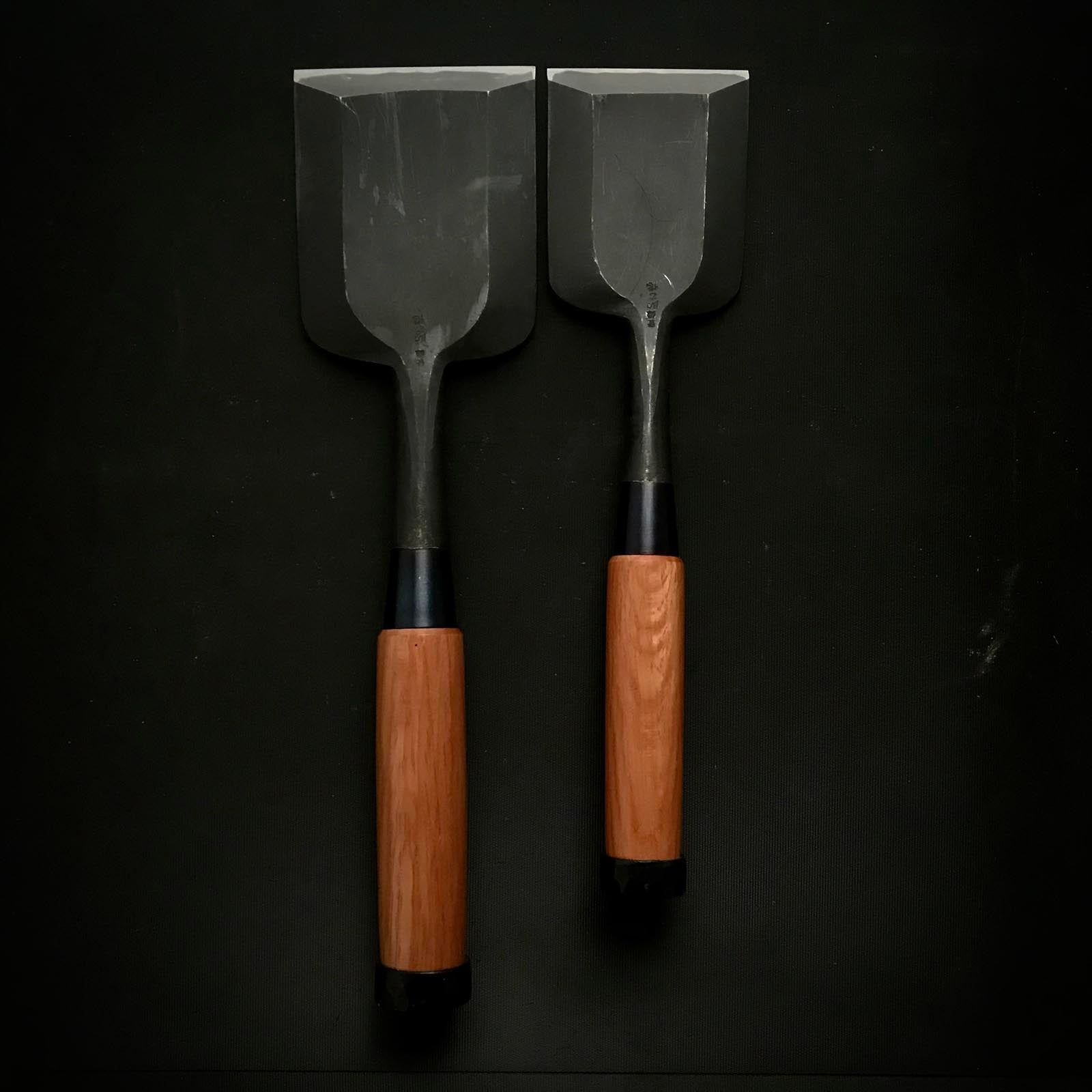 助正 黒仕上 幅広叩き鑿 75,90mm