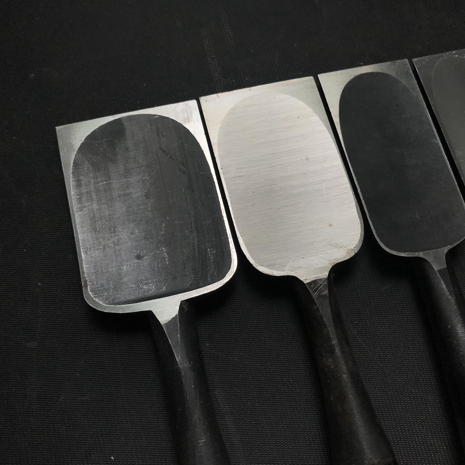 #M119 Mixed set for beginner Bench chisels set by unknown smith バラ鑿合わせ 初心者におすすめ 追入組鑿 作者不明 Oirenomi