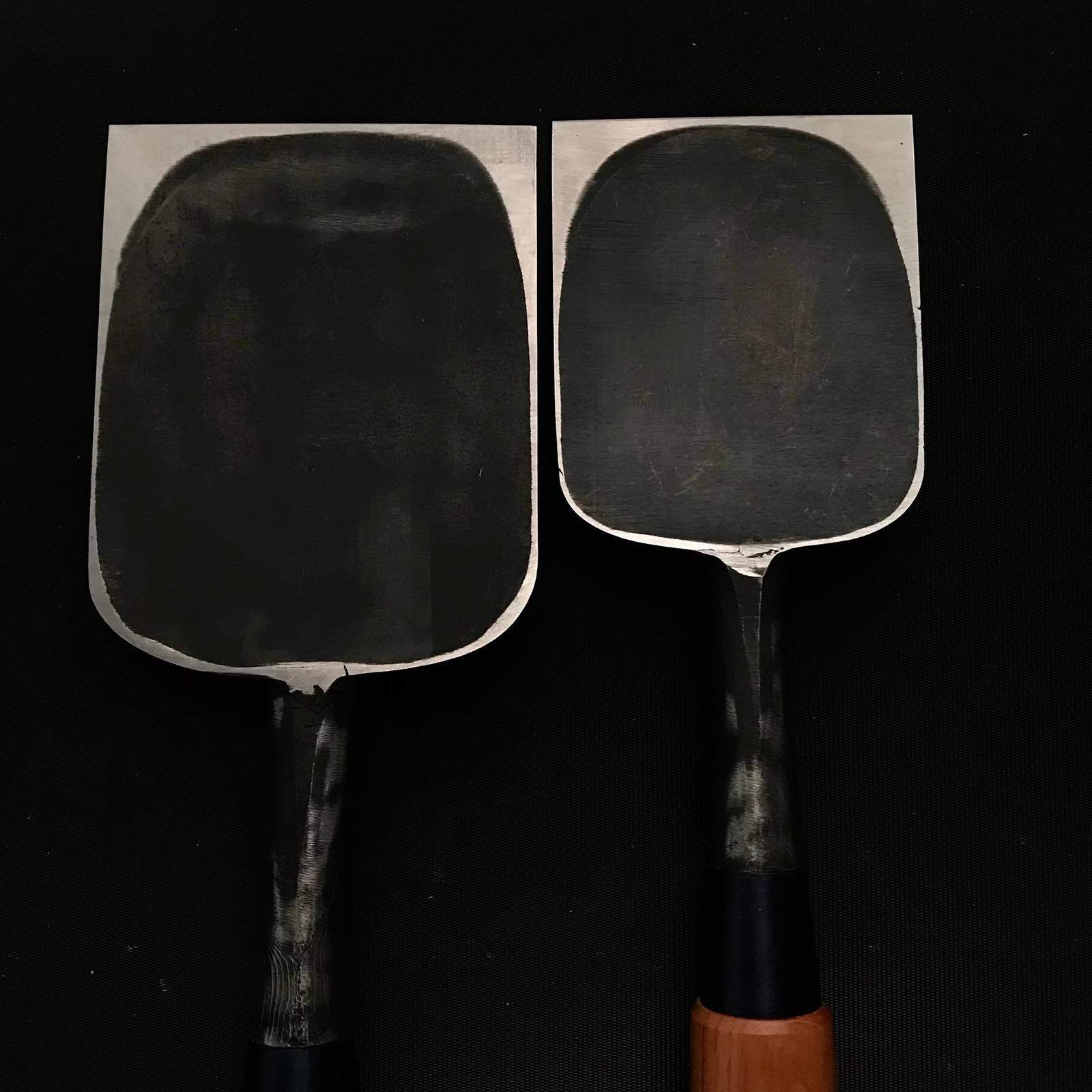 Sukemasa Extra width Timber chisels with white steel 助正 墨流し 幅広叩き鑿 75,90mm Tatakinomi