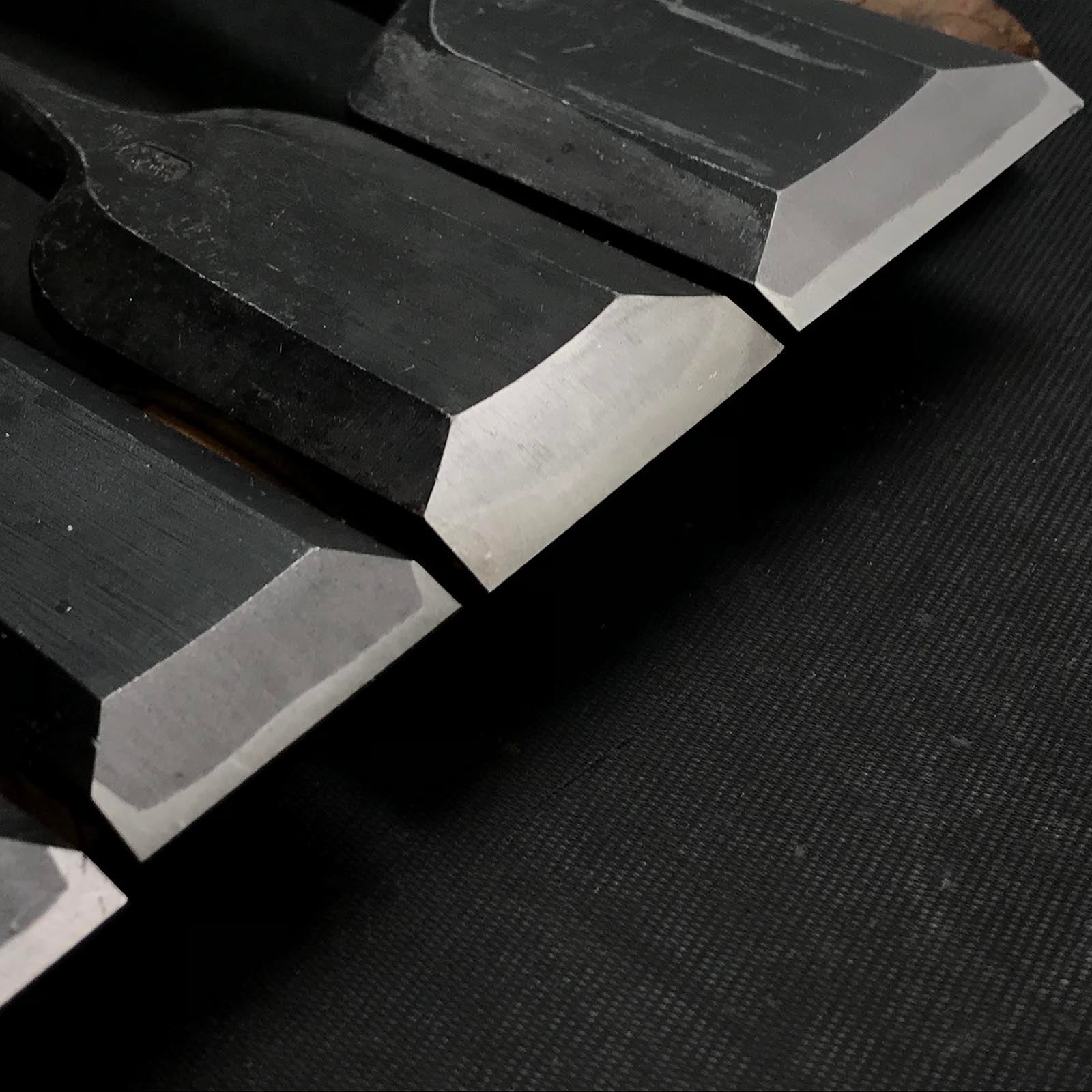 #M119 Mixed set for beginner Bench chisels set by unknown smith バラ鑿合わせ 初心者におすすめ 追入組鑿 作者不明 Oirenomi