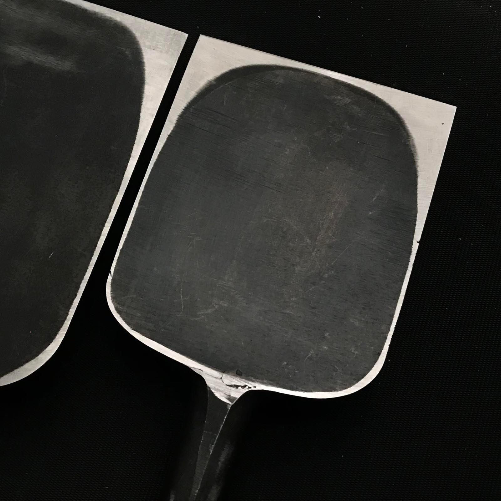 Sukemasa Extra width Timber chisels with white steel 助正 墨流し 幅広叩き鑿 75,90mm Tatakinomi