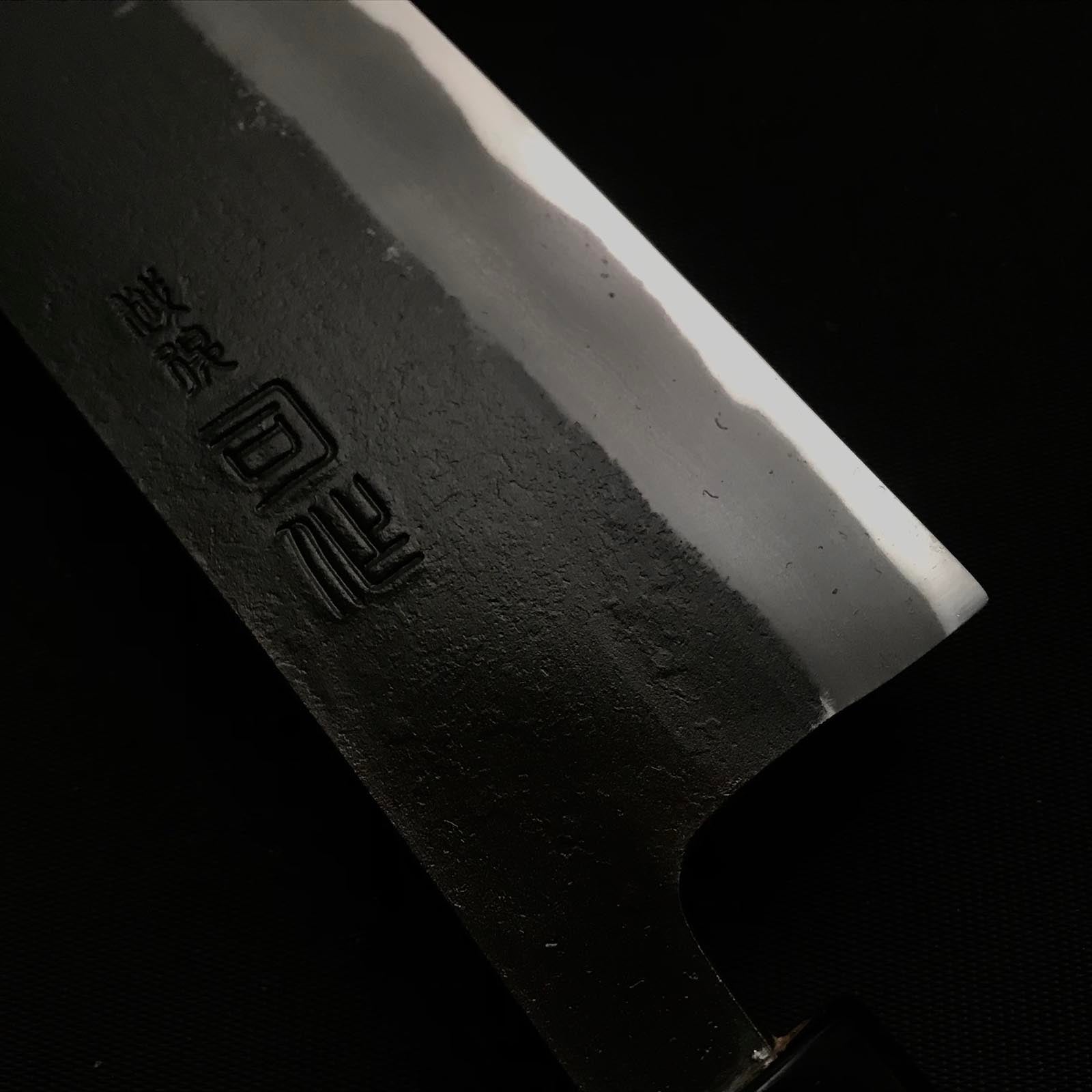 Tsukasasaku Kurouchi Nakiri Bocho 司作 黒打 菜切包丁 165mm