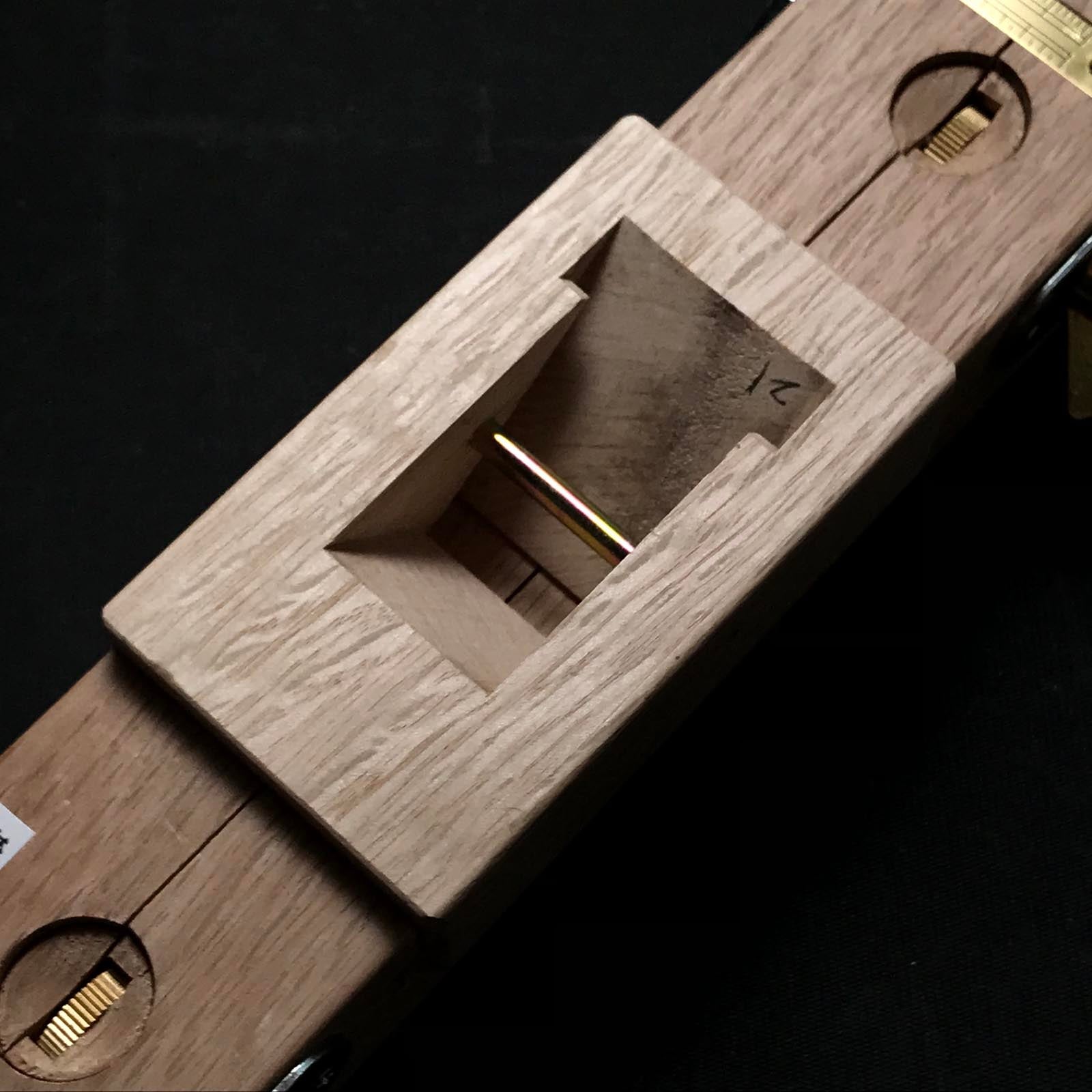 Kouetsu Chamfer Plane by Komori 45° with Blue steel 侊悦 自由角面取鉋 小森作 青紙付 30mm