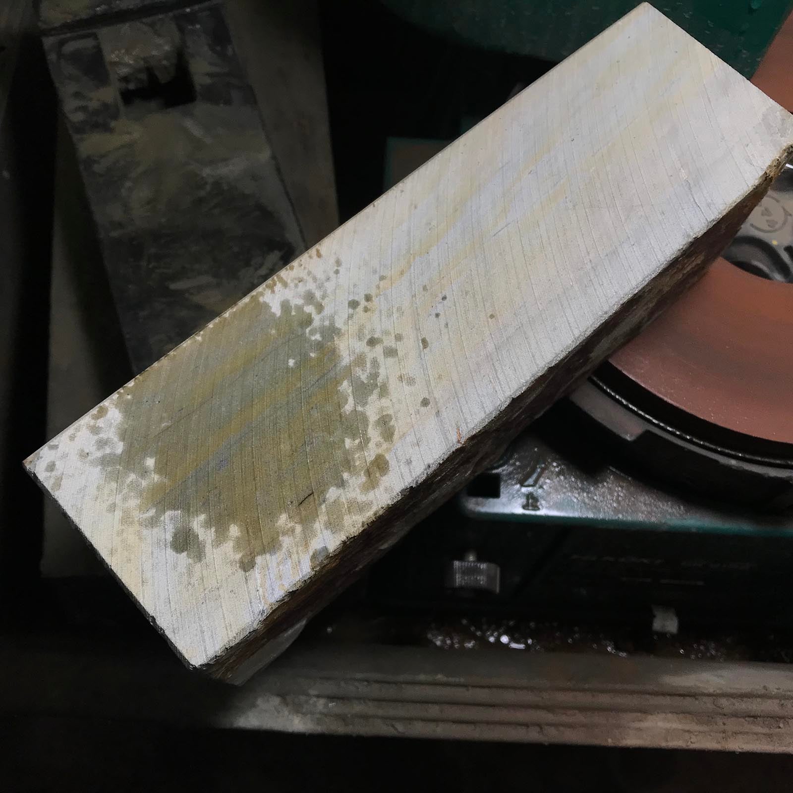 Unknown Yama #1 Uchikumori Suita Toishi? From collection Japanese Natural finishing Stones 蔵出し 天然仕上げ砥石 山不明 墨流し 内曇砥? 天井巣板?