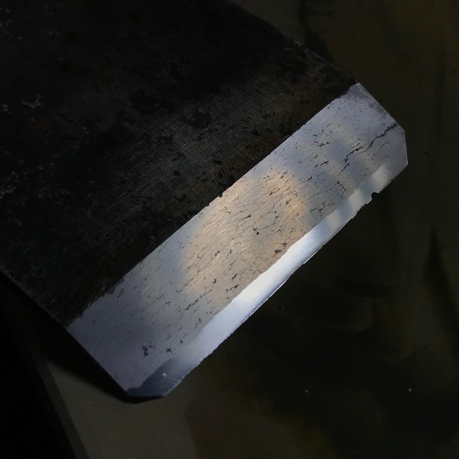 Unknown Yama #1 Uchikumori Suita Toishi? From collection Japanese Natural finishing Stones 蔵出し 天然仕上げ砥石 山不明 墨流し 内曇砥? 天井巣板?