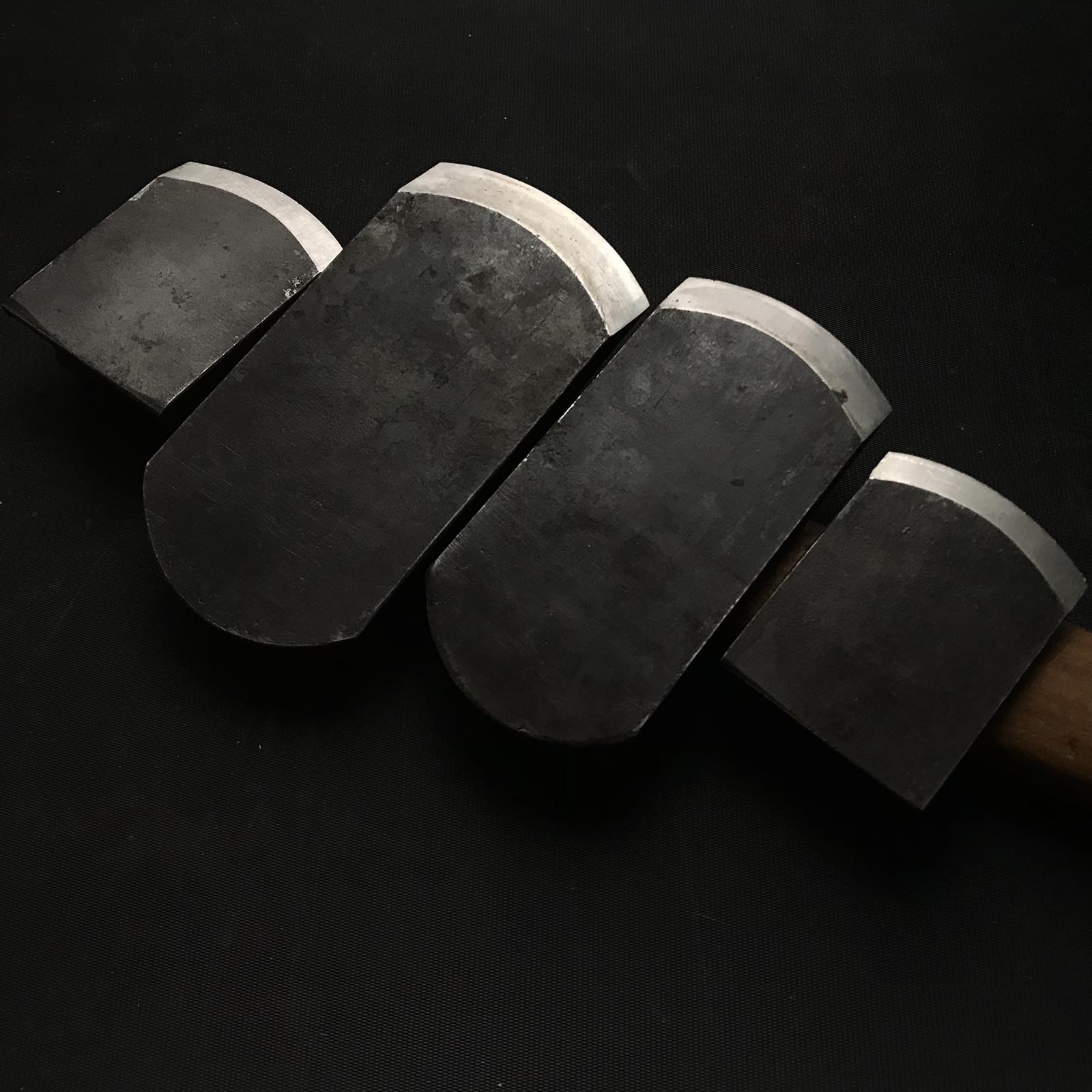 Old stock Kuniaki Rounding Plane (Sotomaru-Kanna) 掘出し物 国明 外丸鉋 54mm 60mm