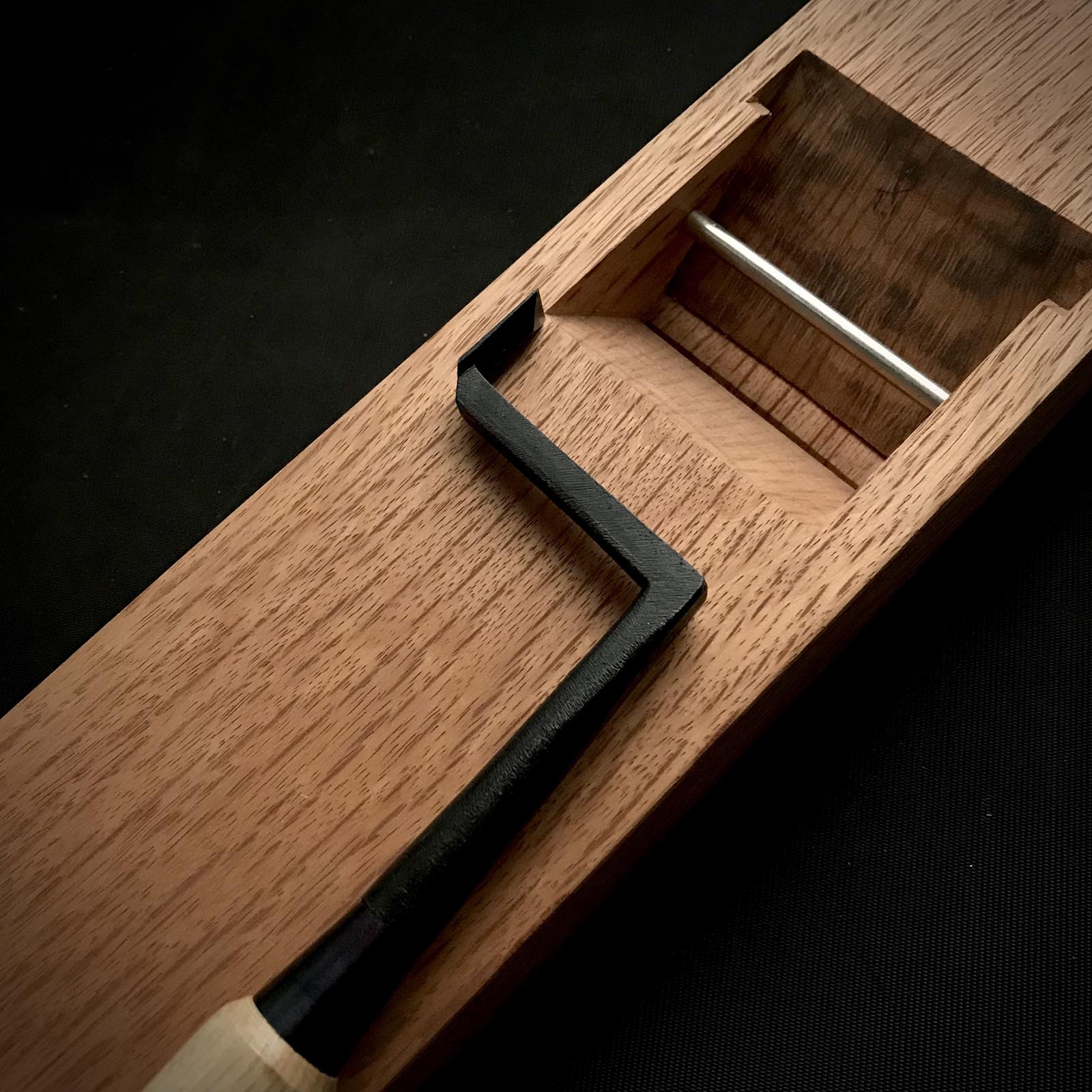 Ouchi Trowel chisel (Kote nomi) For Plane's wooden body  四代目大内俊明作 宗家大内 鉋台用 鏝鑿  9mm