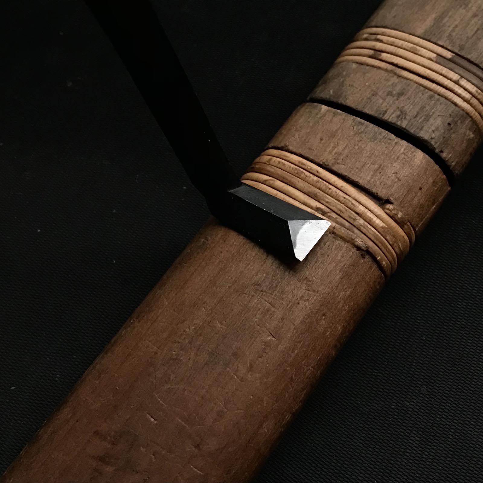 Ouchi Trowel chisel (Kote nomi) For Plane's wooden body 四代目大内俊明作 宗家大内 鉋台用 鏝鑿 9mm