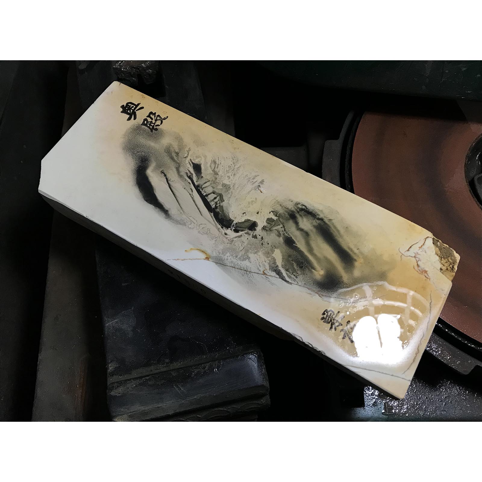 #O27 Okudo Tomae Japanese Natural Polishing Stones Tools Hone 天然仕上げ砥石 奥殿 戸前