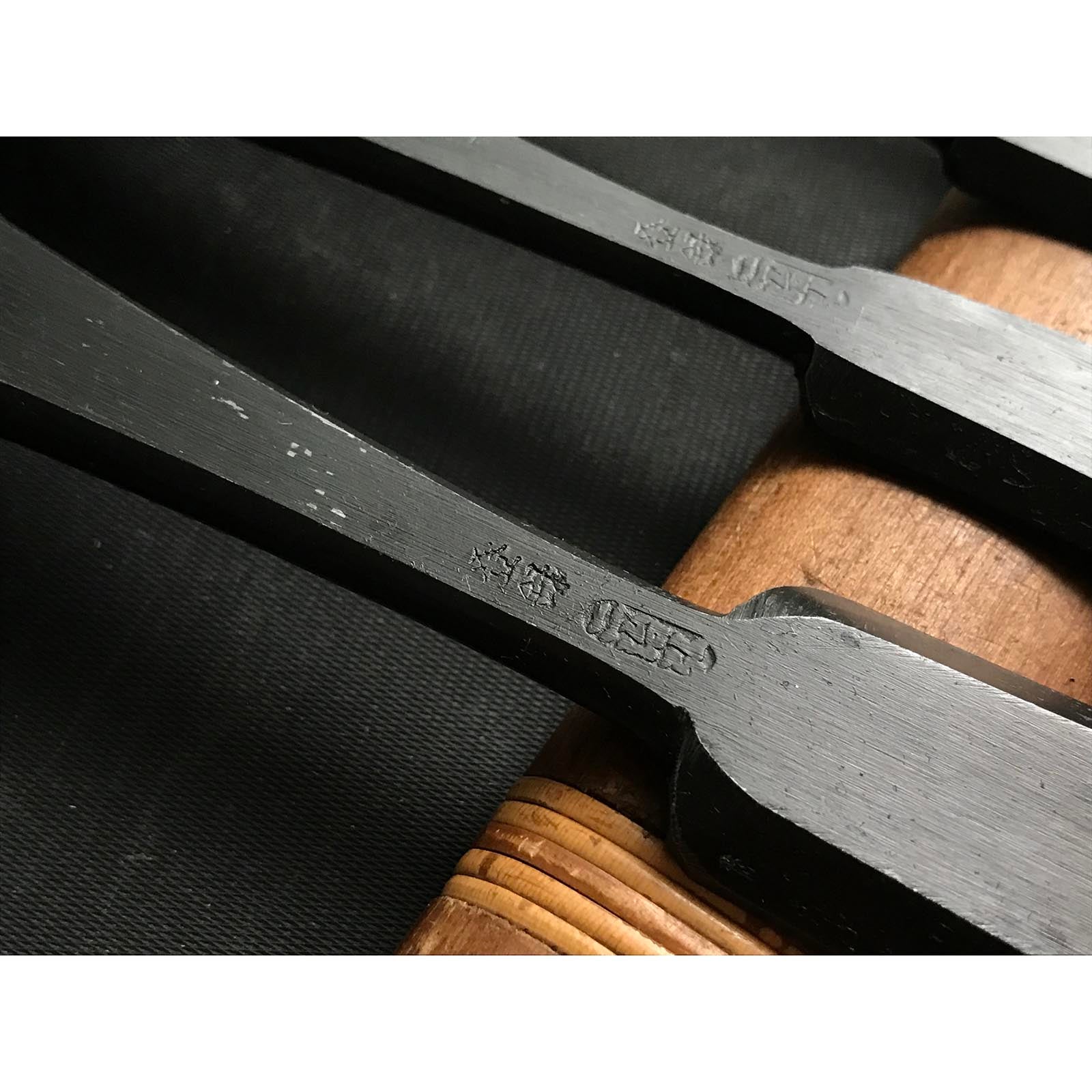 今井忠太郎作 二治弘 バチ鑿 Nijihiro Bachi chisels by Chuutarou Imai Bachinomi