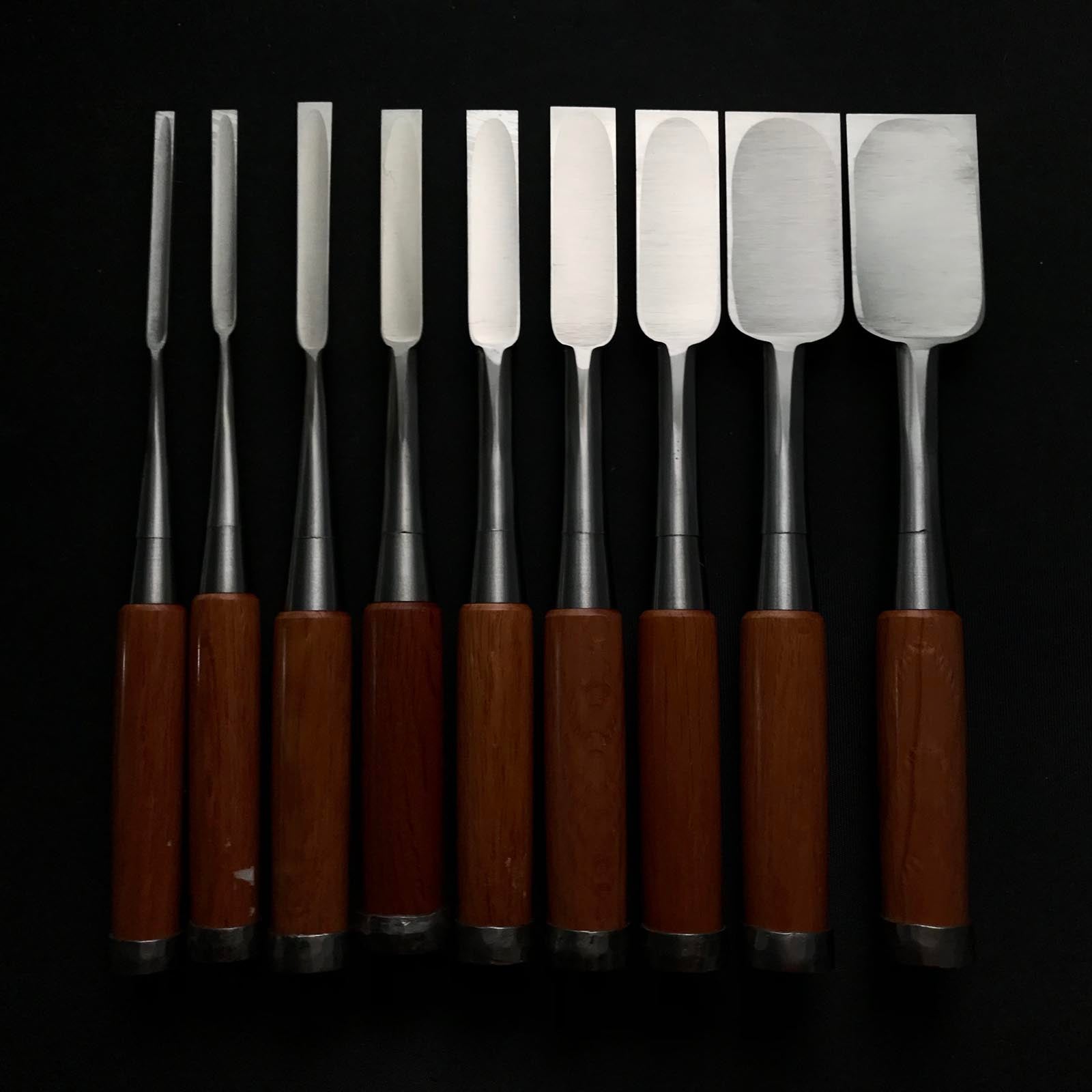 四代目助丸 碓氷淑郎 ハイス叩鑿  Sukemaru 4th High-Speed Steel Timber chisels by Usui Yoshio Tatakinomi