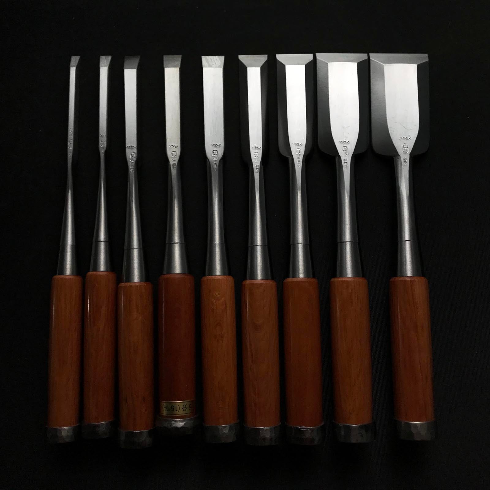 四代目助丸 碓氷淑郎 ハイス叩鑿  Sukemaru 4th High-Speed Steel Timber chisels by Usui Yoshio Tatakinomi