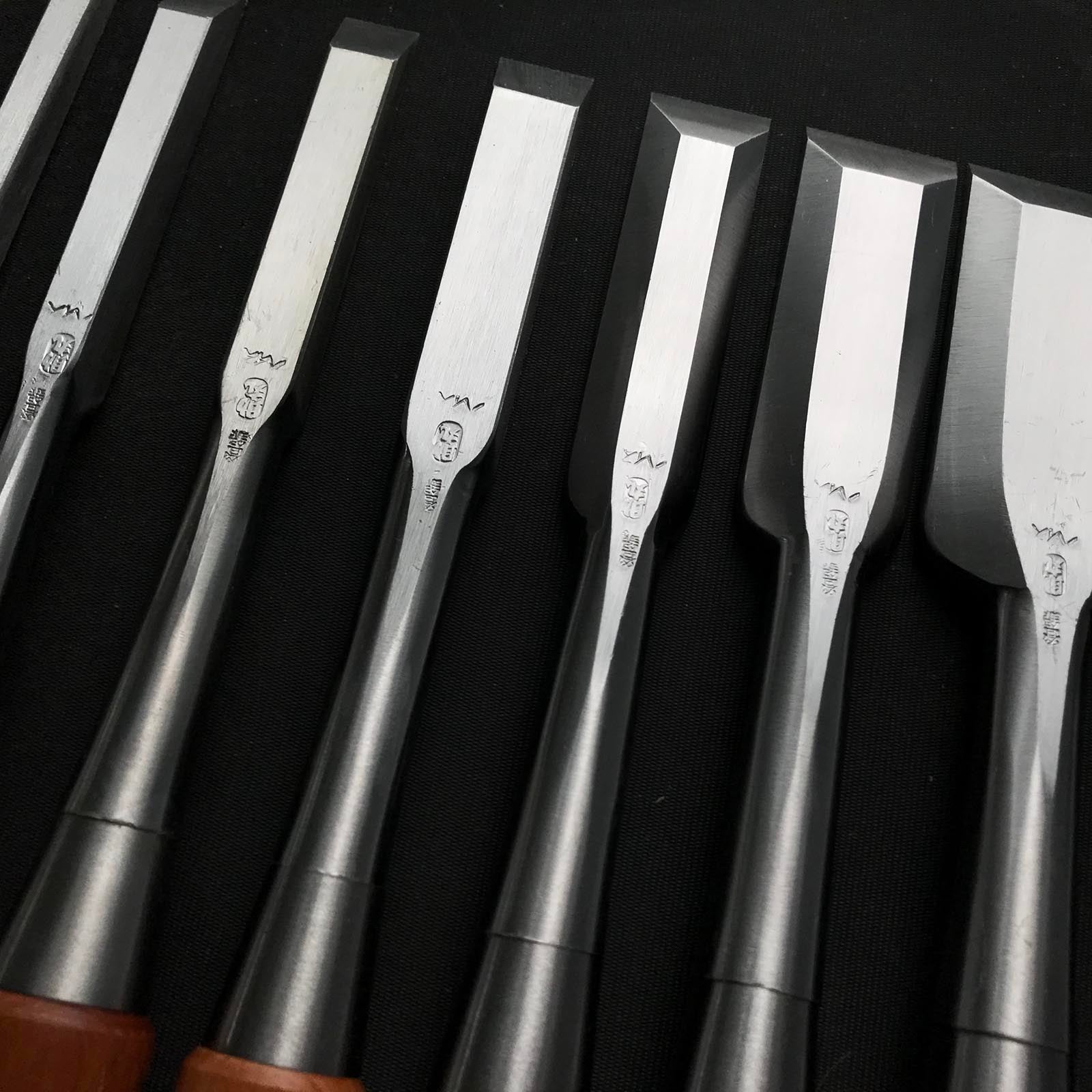 四代目助丸 碓氷淑郎 ハイス叩鑿 Sukemaru 4th High-Speed Steel Timber chisels by Usui Yoshio Tatakinomi