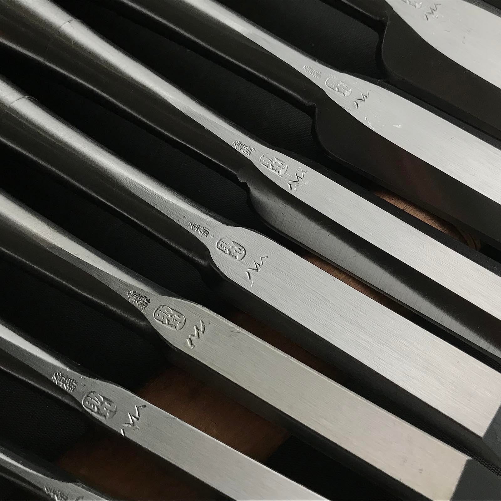 四代目助丸 碓氷淑郎 ハイス叩鑿 Sukemaru 4th High-Speed Steel Timber chisels by Usui Yoshio Tatakinomi