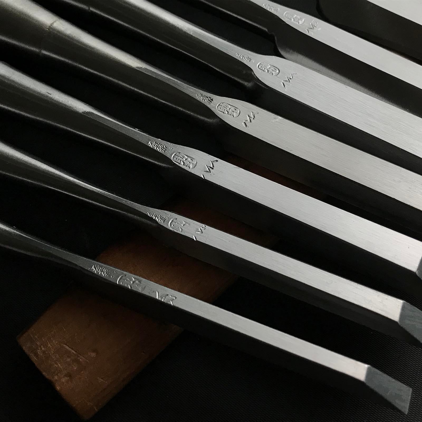 四代目助丸 碓氷淑郎 ハイス叩鑿 Sukemaru 4th High-Speed Steel Timber chisels by Usui Yoshio Tatakinomi