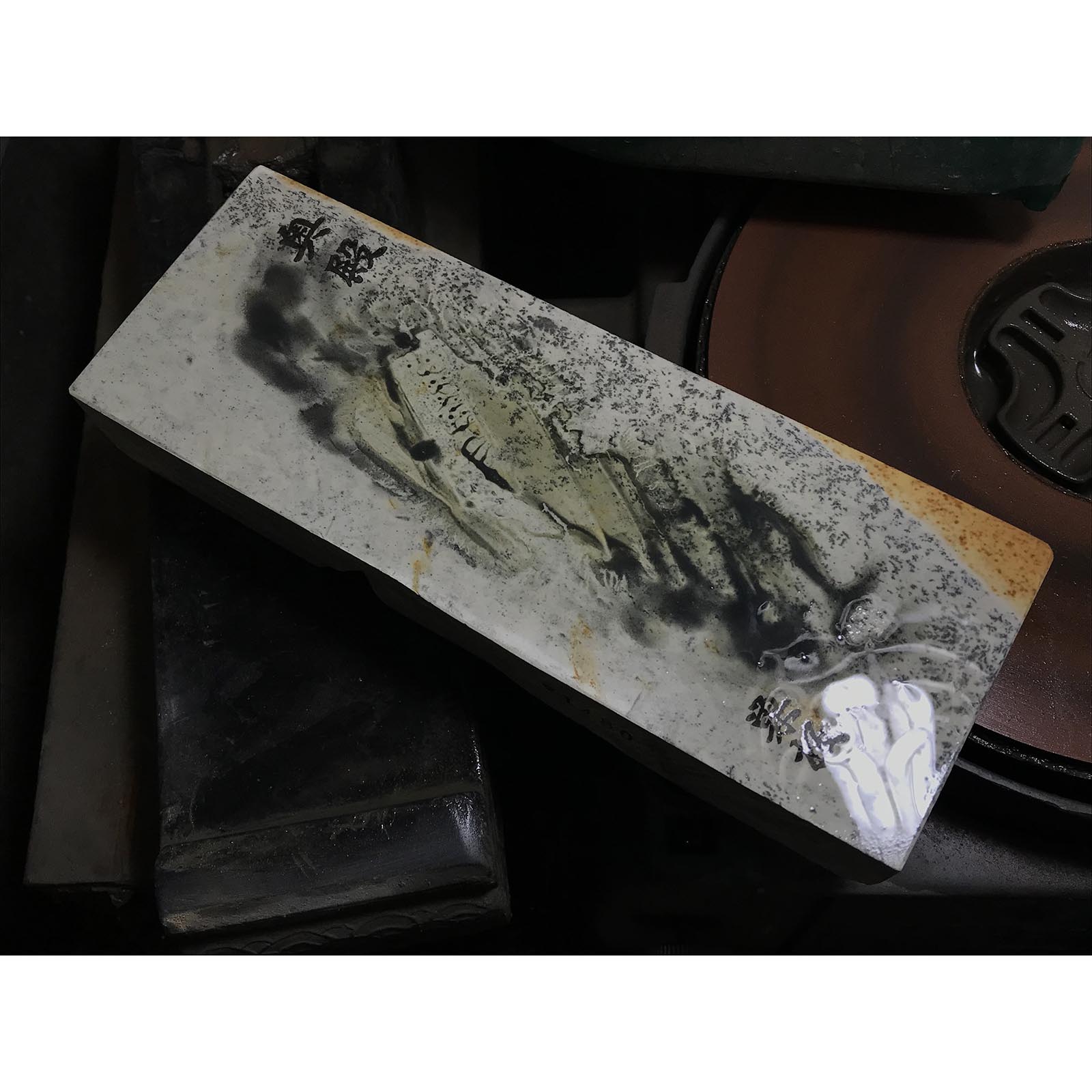 #O27 Okudo Tomae Japanese Natural Polishing Stones Tools Hone 天然仕上げ砥石 奥殿 戸前