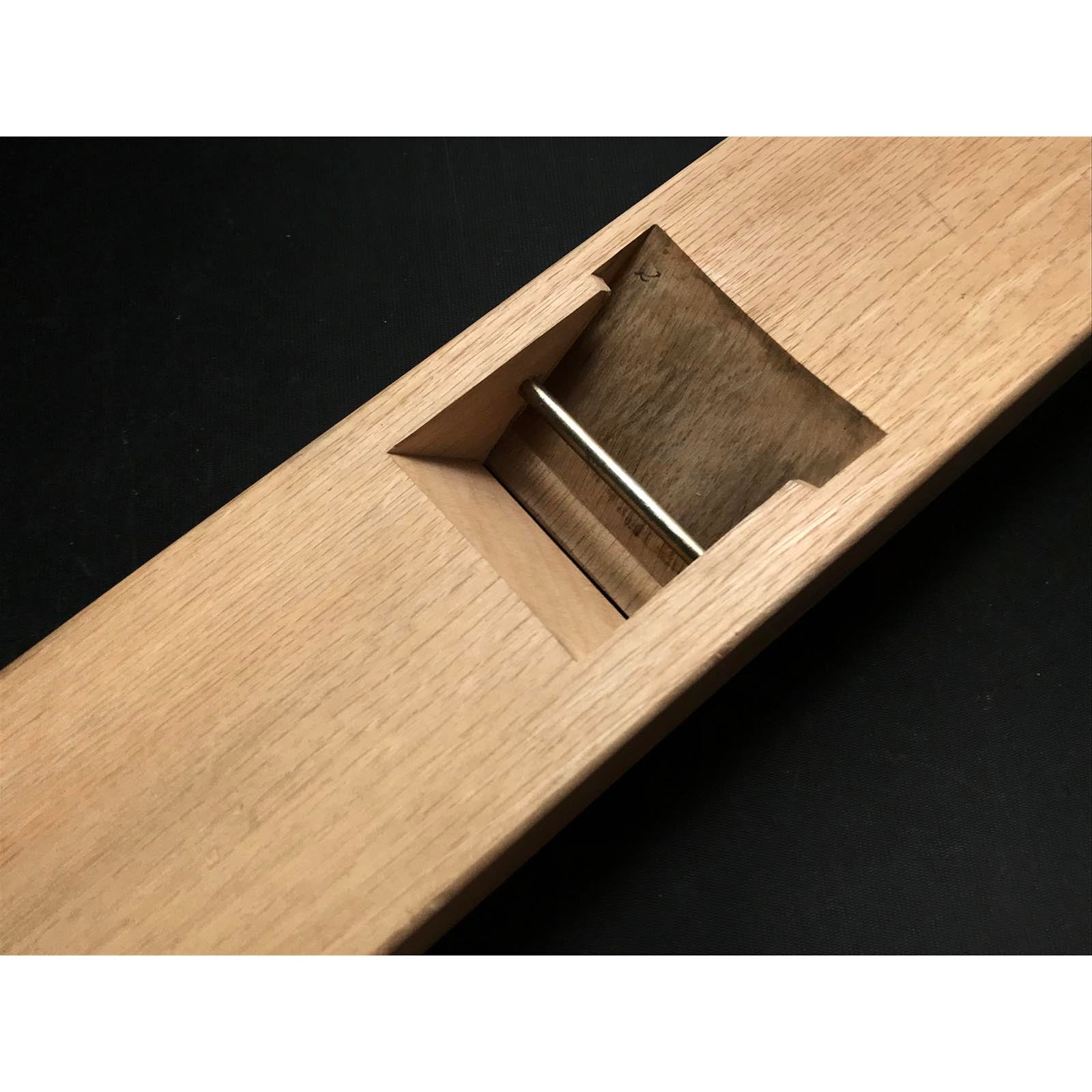 Old stock Amahiroyoshi Long body Plane (Nagadai-Kanna) by Mizuno Masatoshi 掘出し物 天弘義 縦すき 水野正利作 長台鉋 65mm