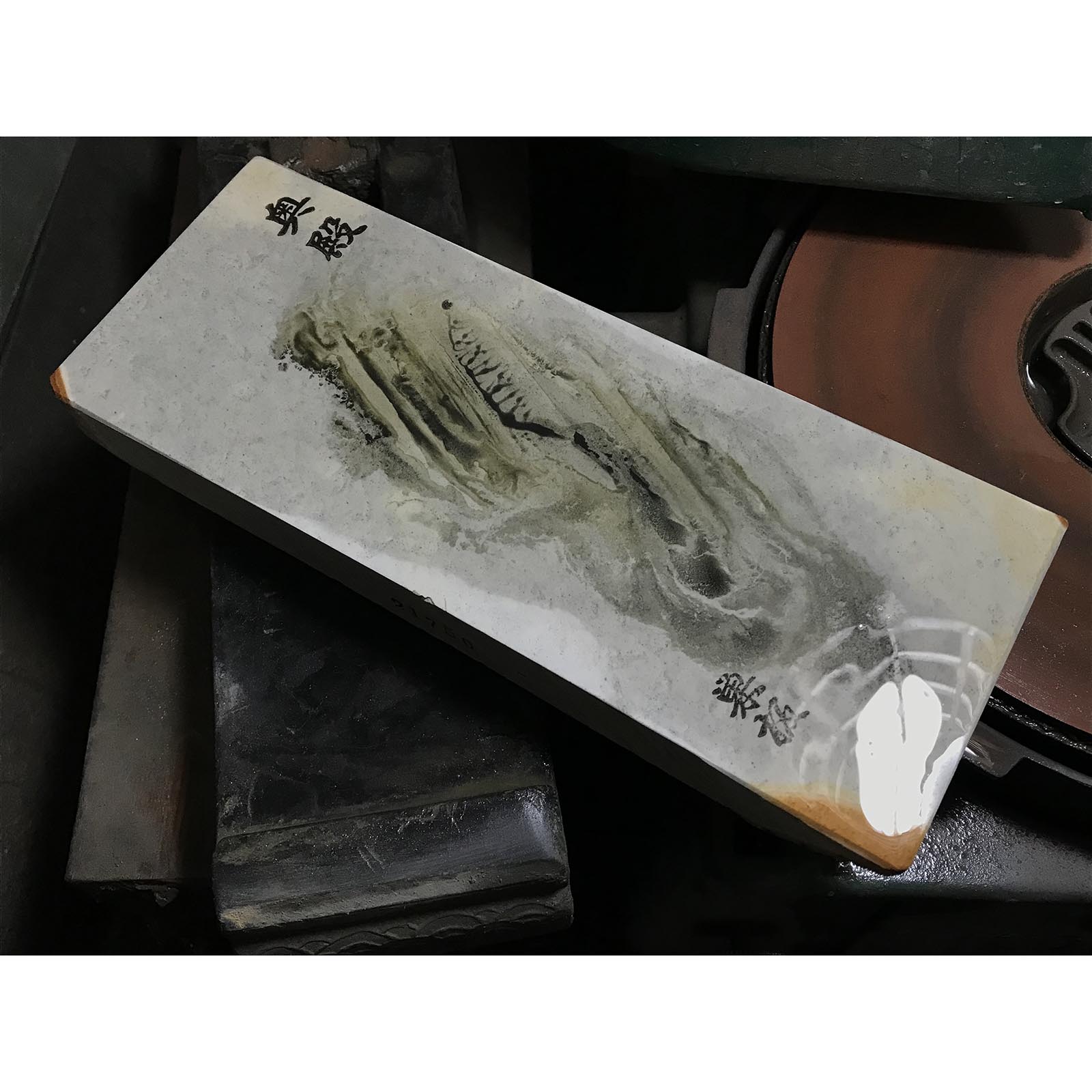 #O27 Okudo Tomae Japanese Natural Polishing Stones Tools Hone 天然仕上げ砥石 奥殿 戸前