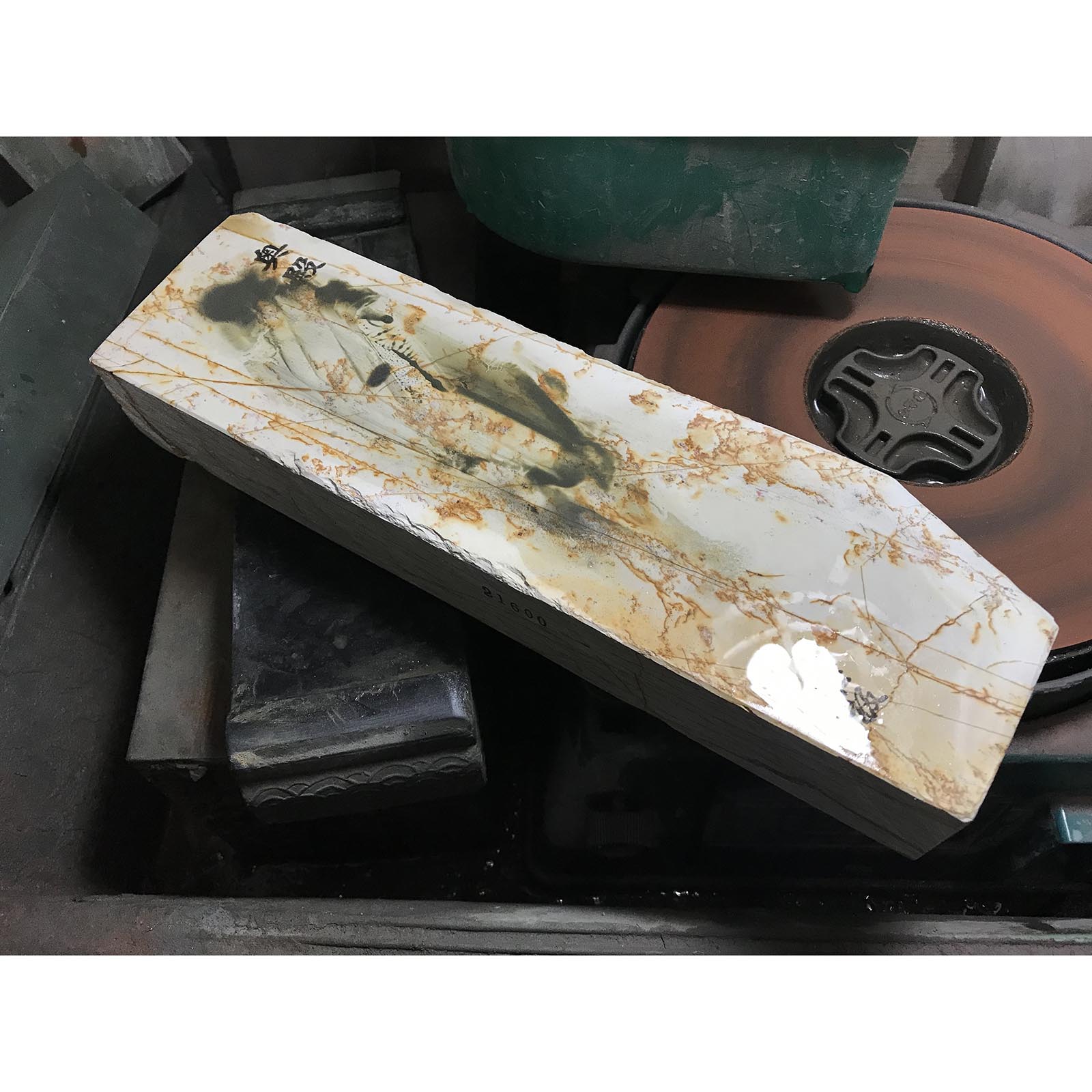 #O27 Okudo Tomae Japanese Natural Polishing Stones Tools Hone 天然仕上げ砥石 奥殿 戸前