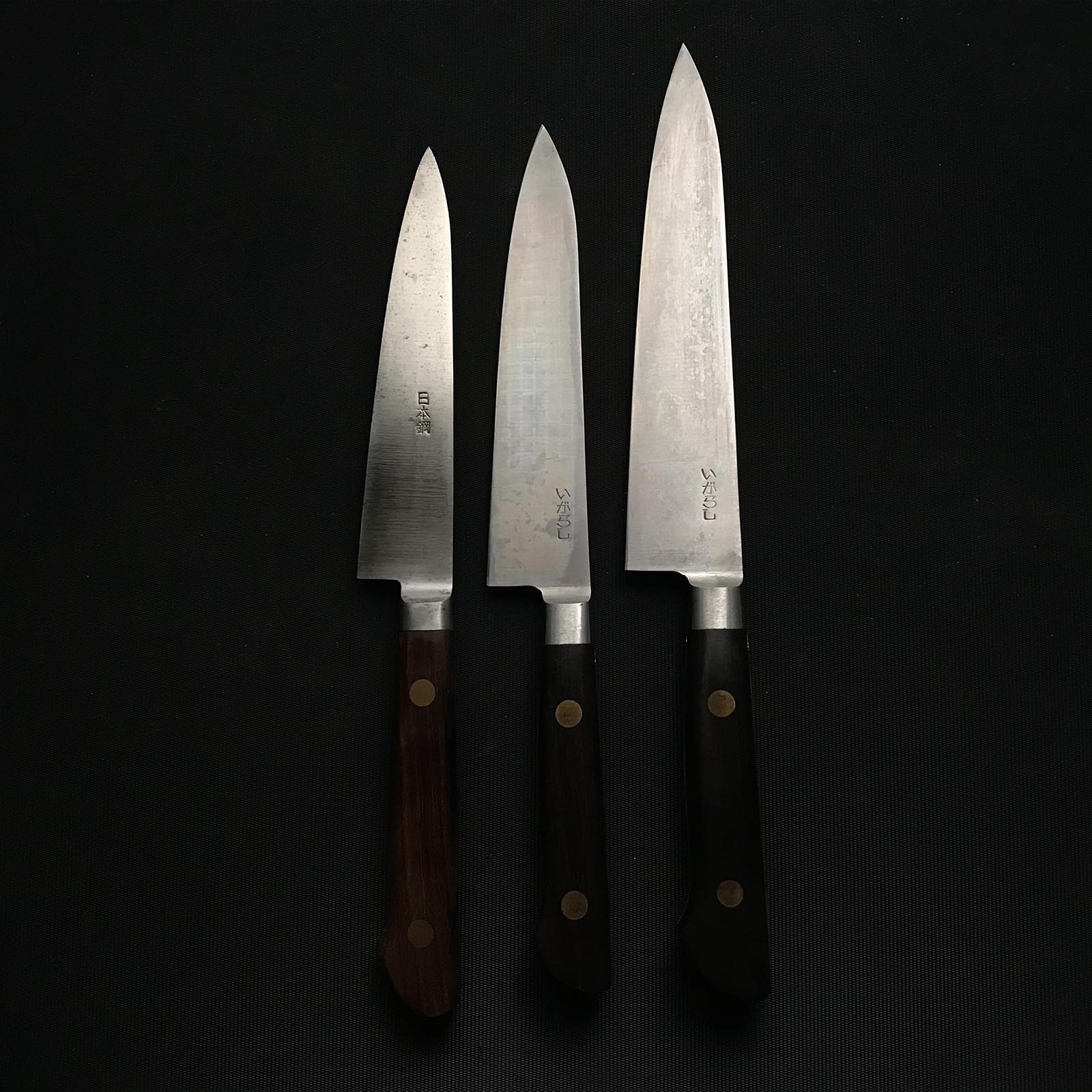 old stock Igarashi Petit knife 掘出し物 いがらし ペティナイフ 120,130,150mm