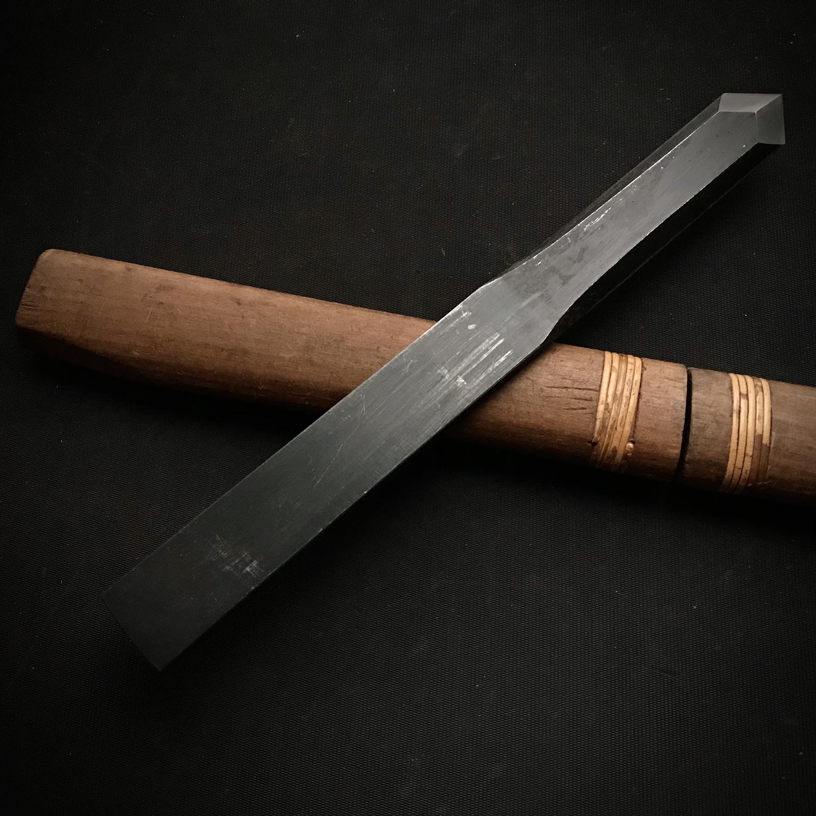 Hirotsugu Kensaki Knives Finished by Kurashige Eisuke 廣貢 剣先 倉重栄助仕上げ 桐箱付 24mm