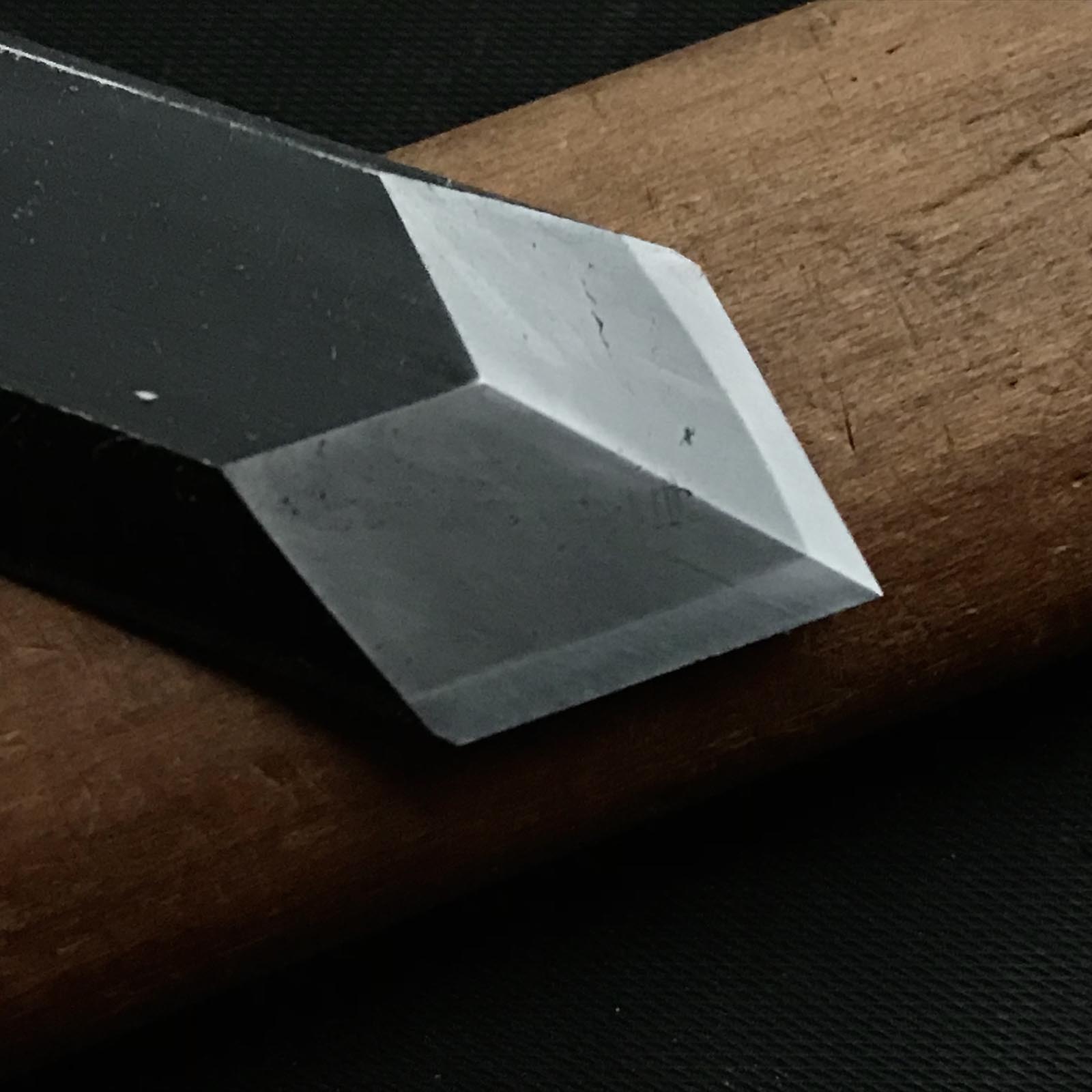 Hirotsugu Kensaki Knives Finished by Kurashige Eisuke 廣貢 剣先 倉重栄助仕上げ 桐箱付 24mm