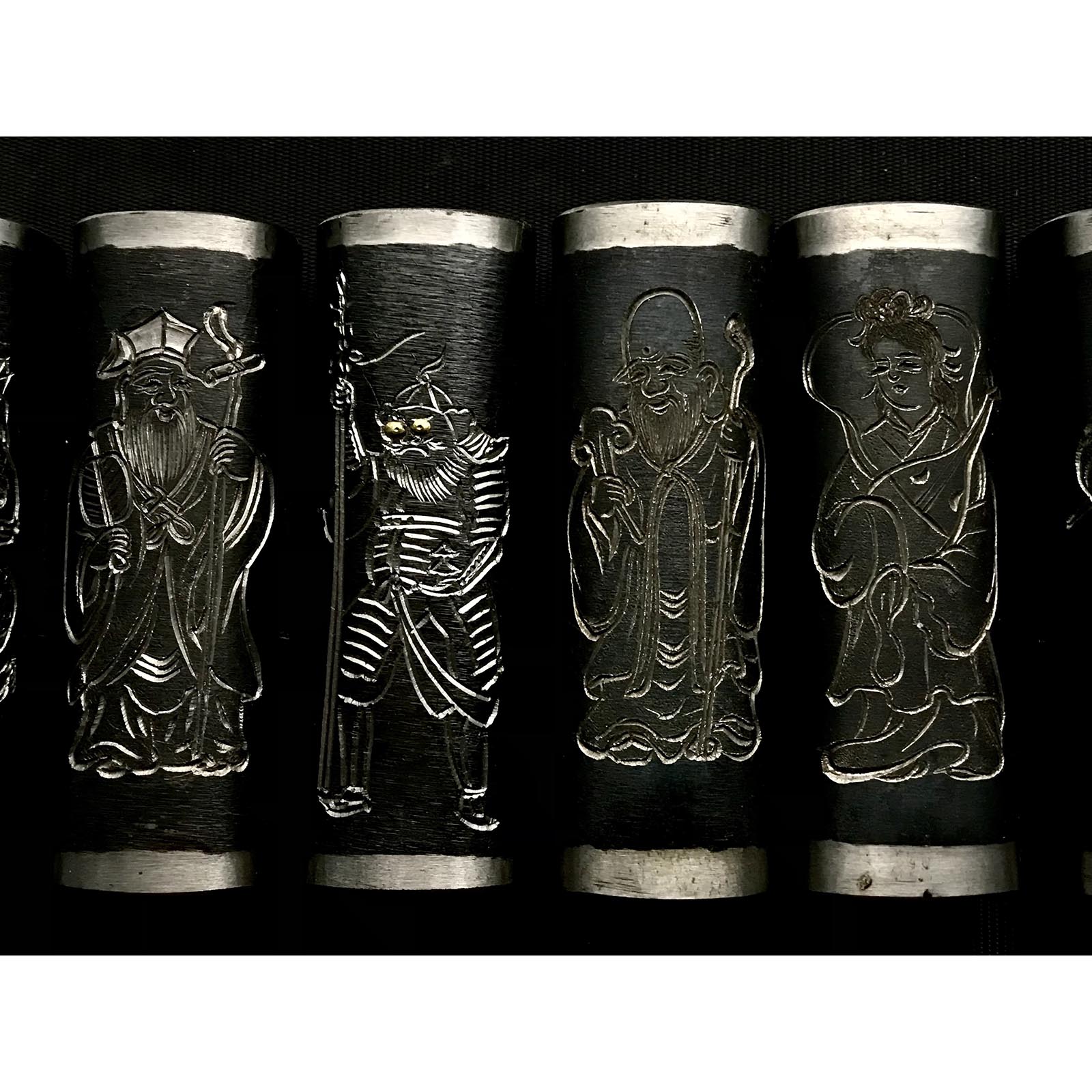 掘り出し物 馬場正行氏 七福神玄翁セット 四角玄翁 80匁