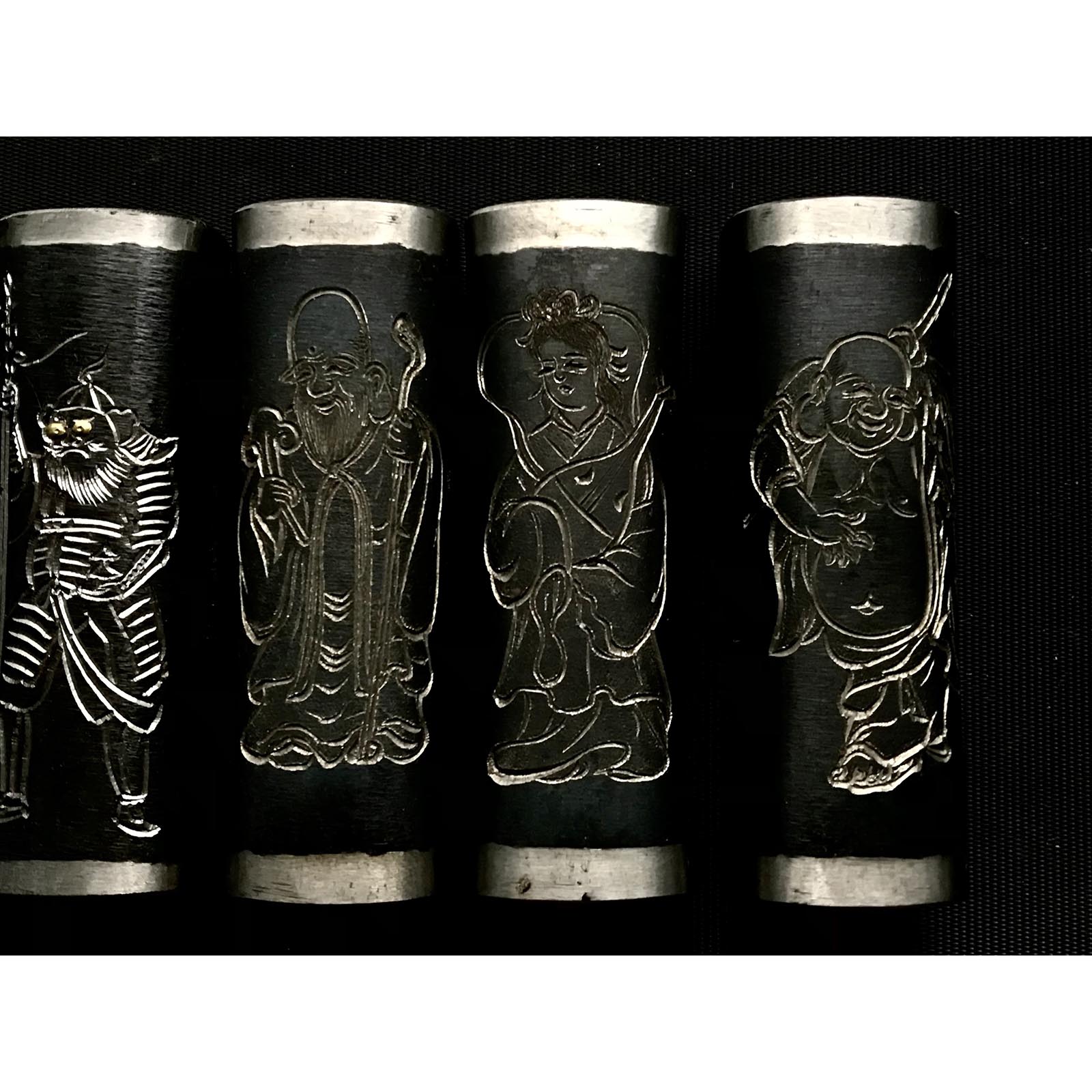 掘り出し物 馬場正行氏 七福神玄翁セット 四角玄翁 80匁