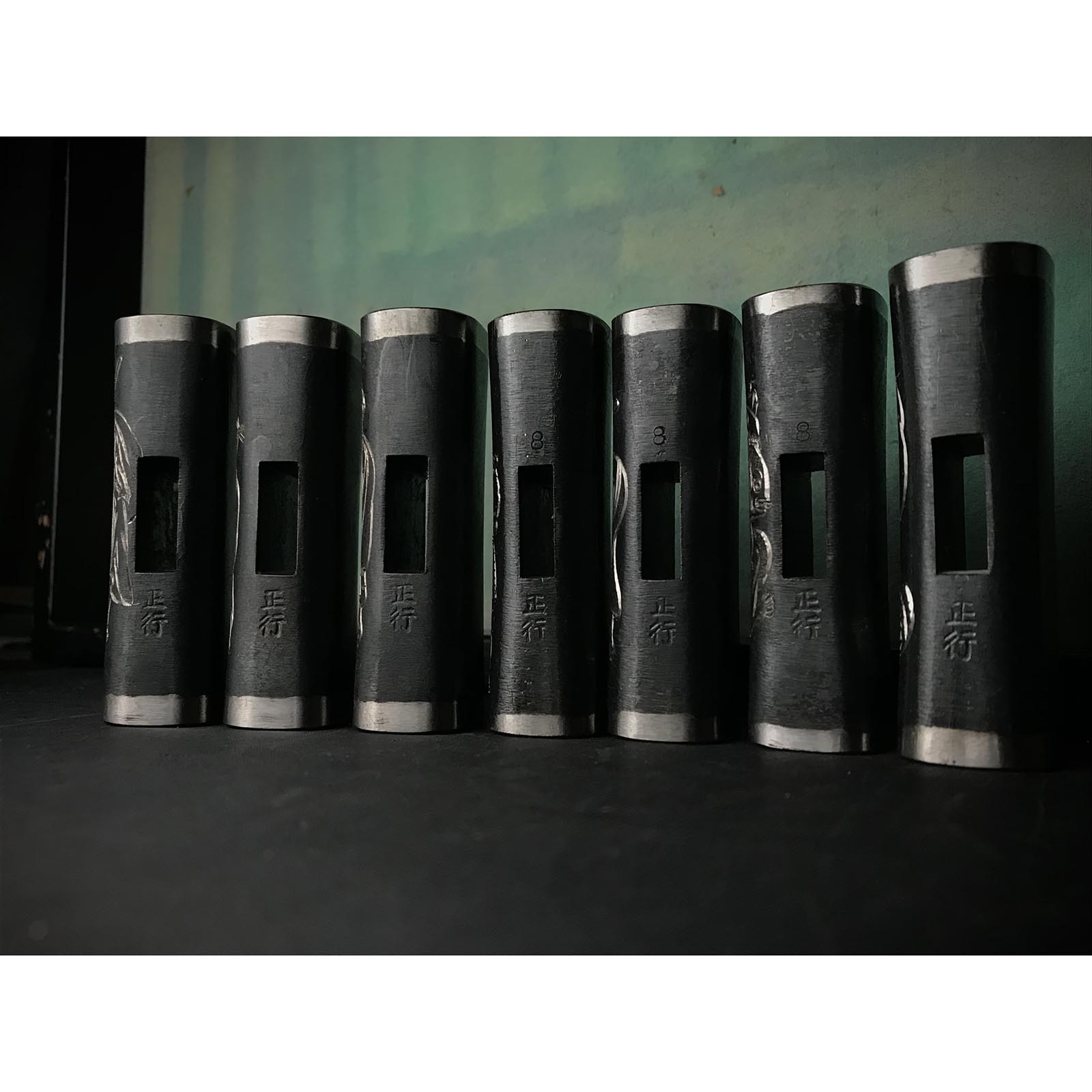 掘り出し物 馬場正行氏 七福神玄翁セット 四角玄翁 80匁