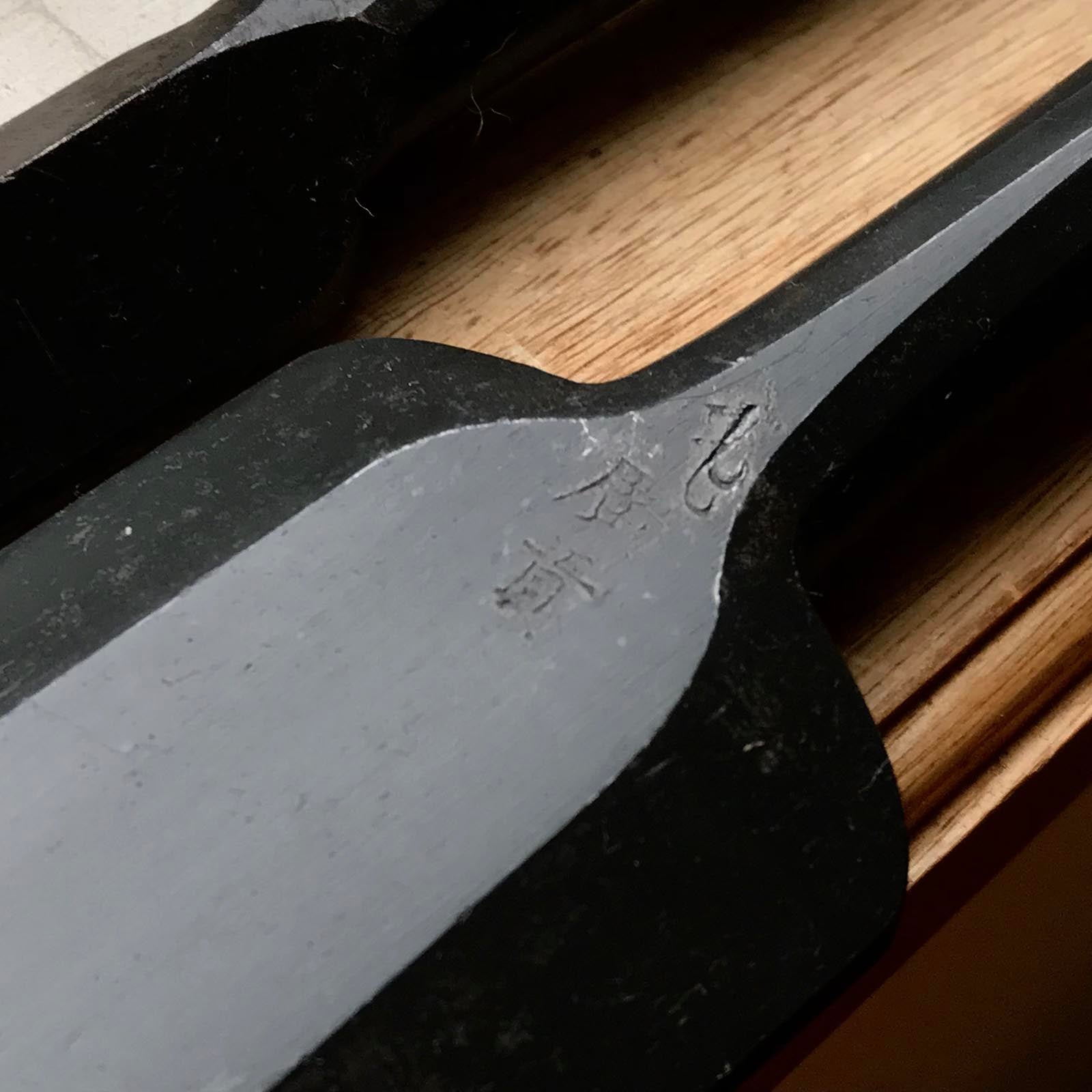 旧蔵 広次 鑿セット(大月のみ・本月のみ) 掘り出し物 廣貢 本突き組鑿 48mm 24mm