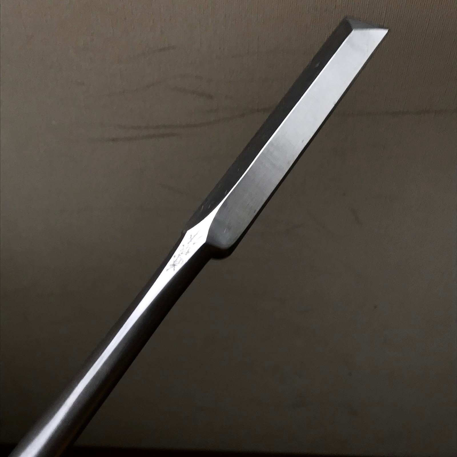 Old stock Fujihara #2 Dovetail Slick Chisels (Ootsuki-nomi, Hontsuki-Nomi) 掘出し物 藤原作 本突き鎬鑿 24mm