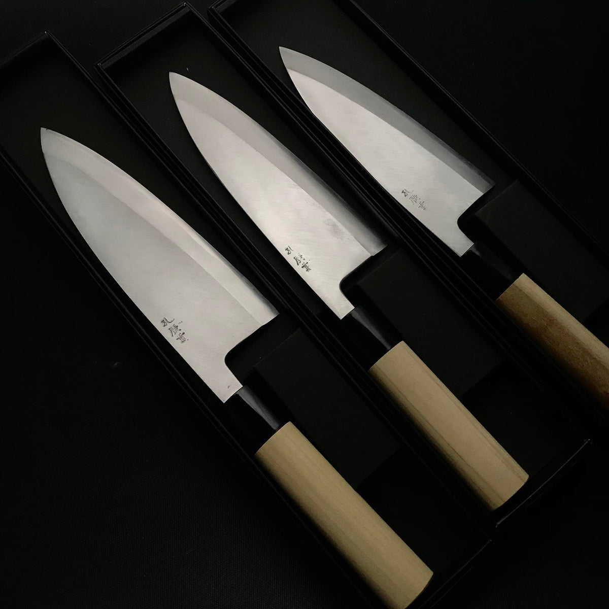 廣貢 出刃包丁 霞仕上 150mm 165mm 180mm